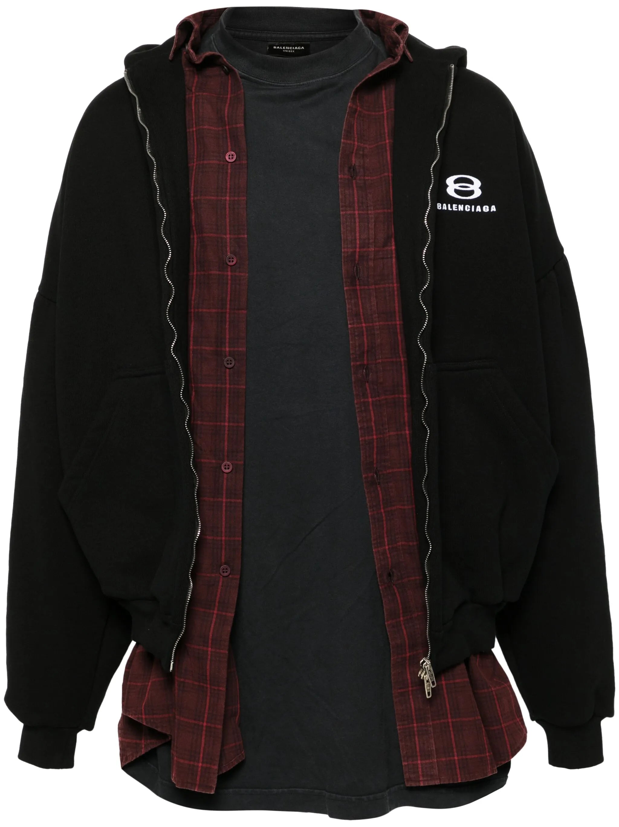 layered hoodie