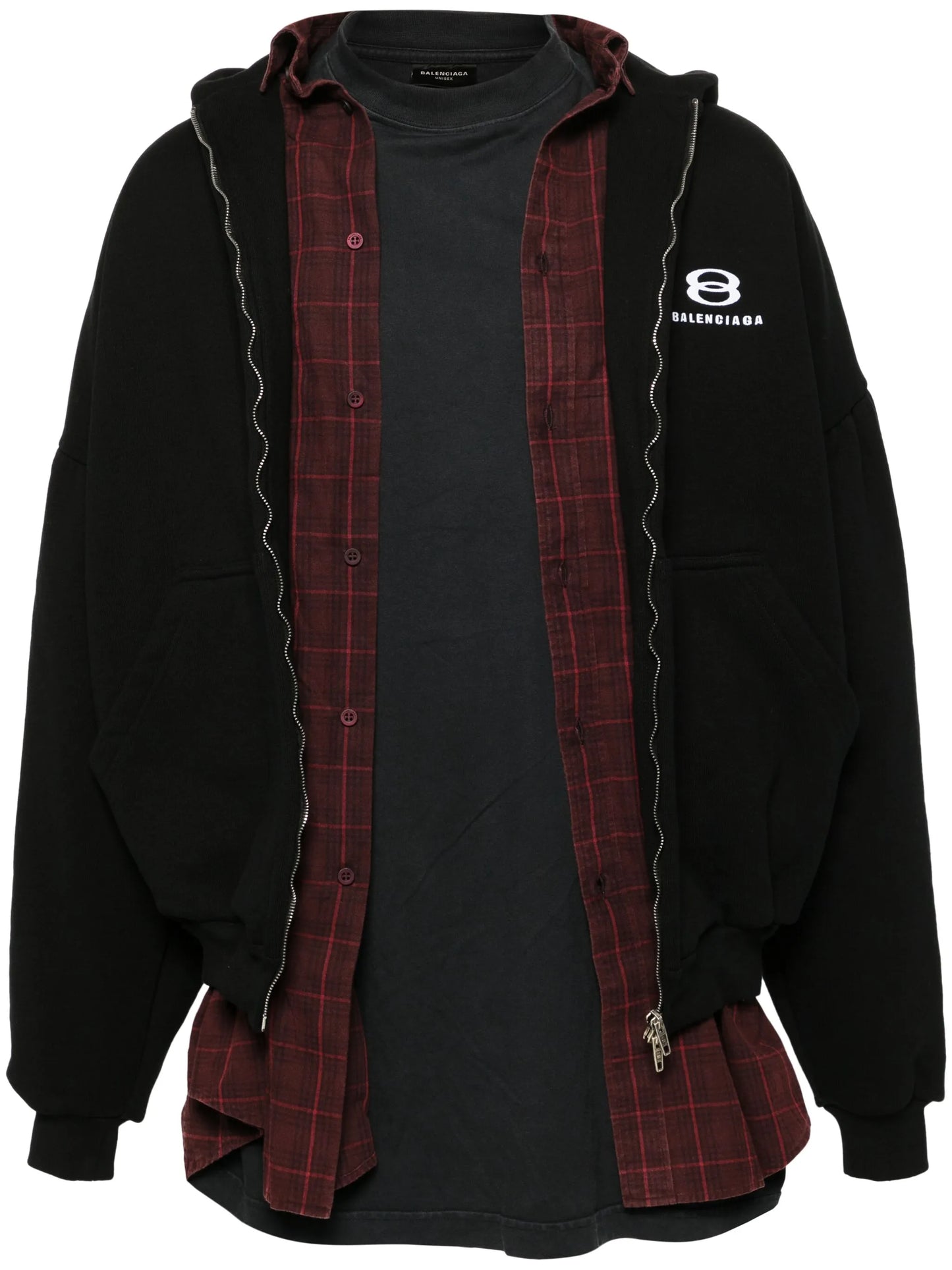 layered hoodie
