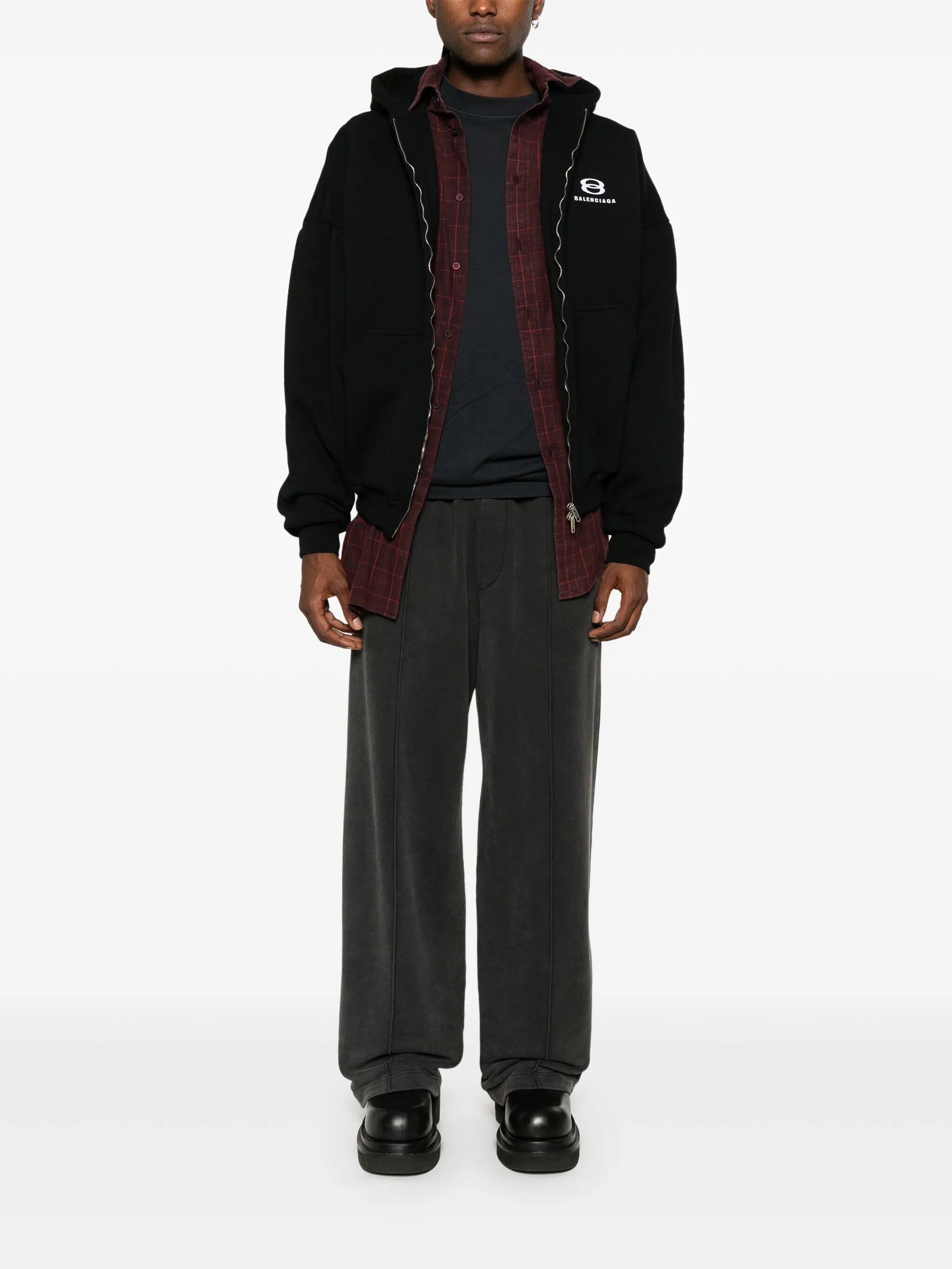 layered hoodie