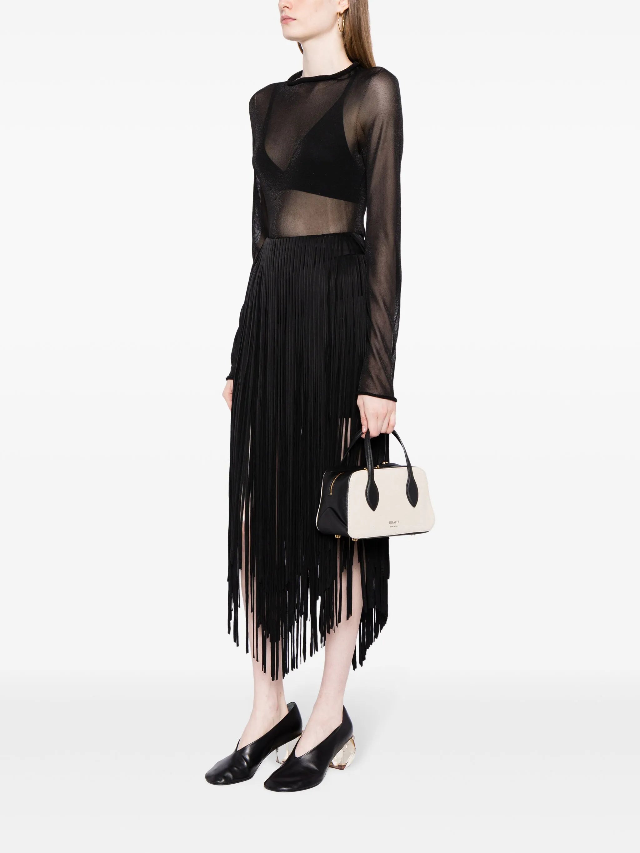 small Maeve panelled crossbody bag