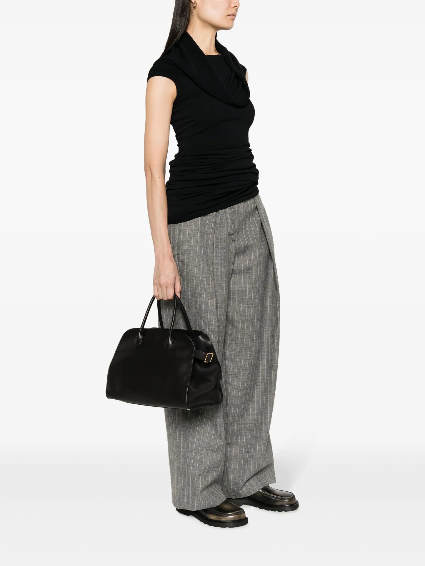 Margaux 12 leather top-handle bag