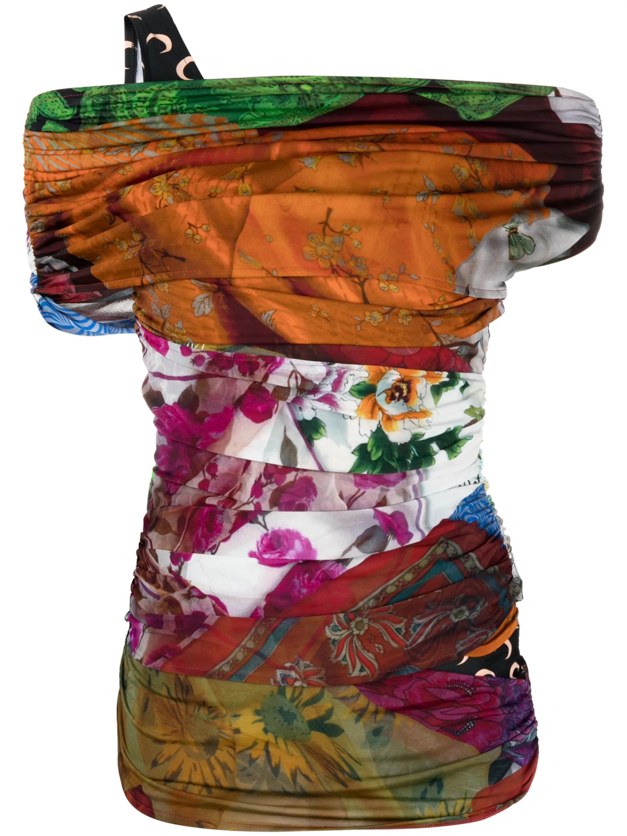 Body Shelter draped off-shoulder top