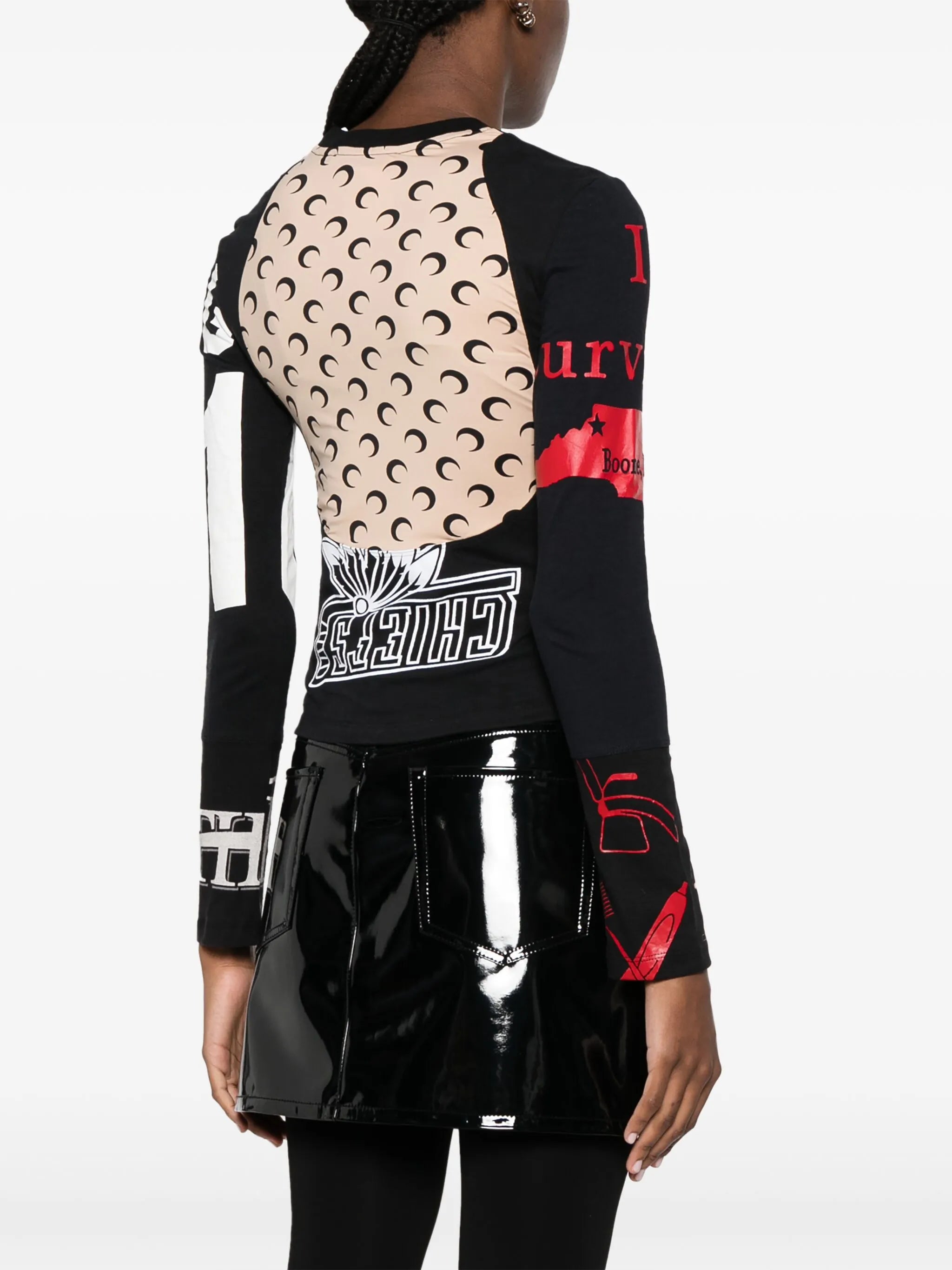 Regenerated graphic-print T-shirt