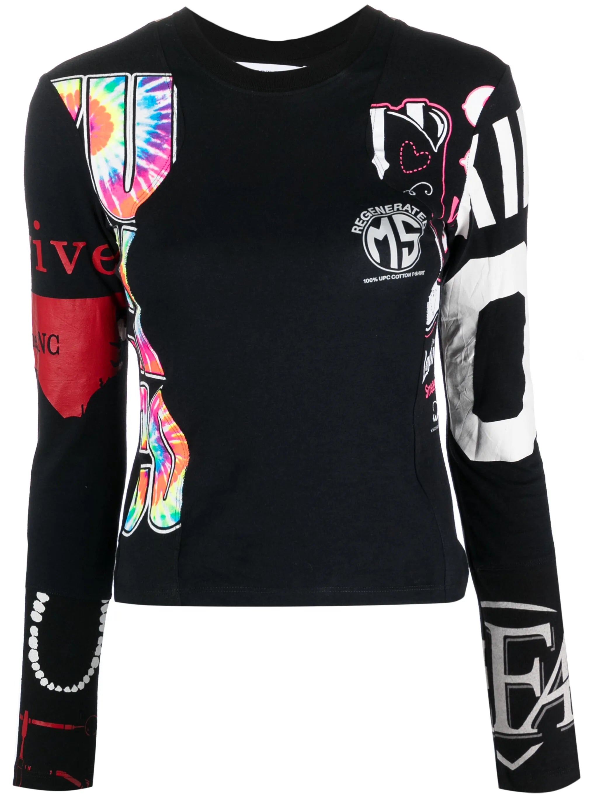 Regenerated graphic-print T-shirt