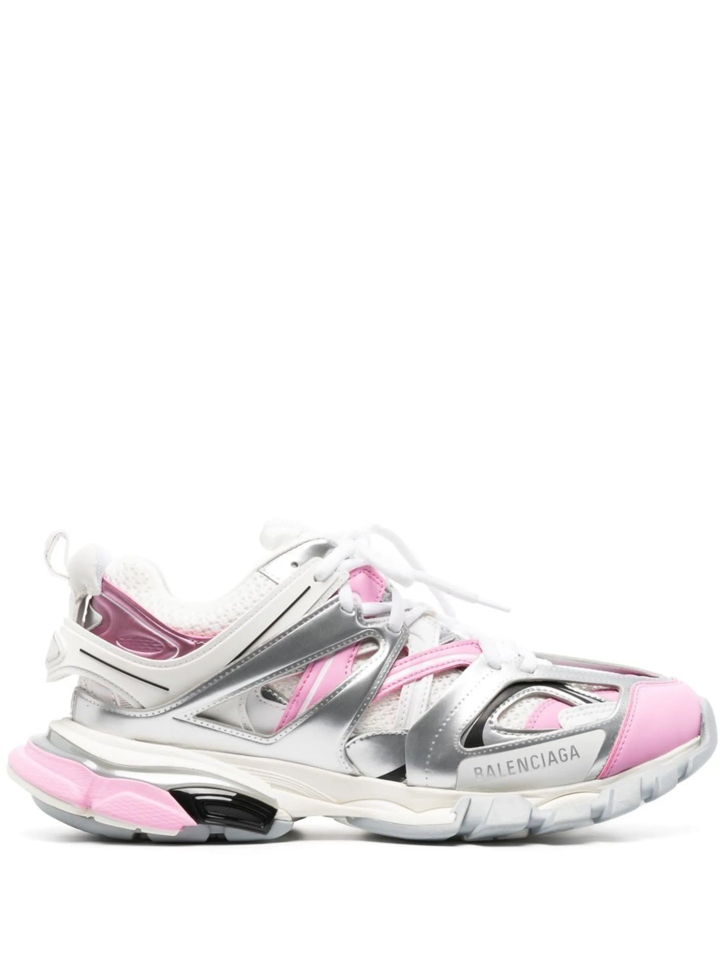Track panelled sneakers