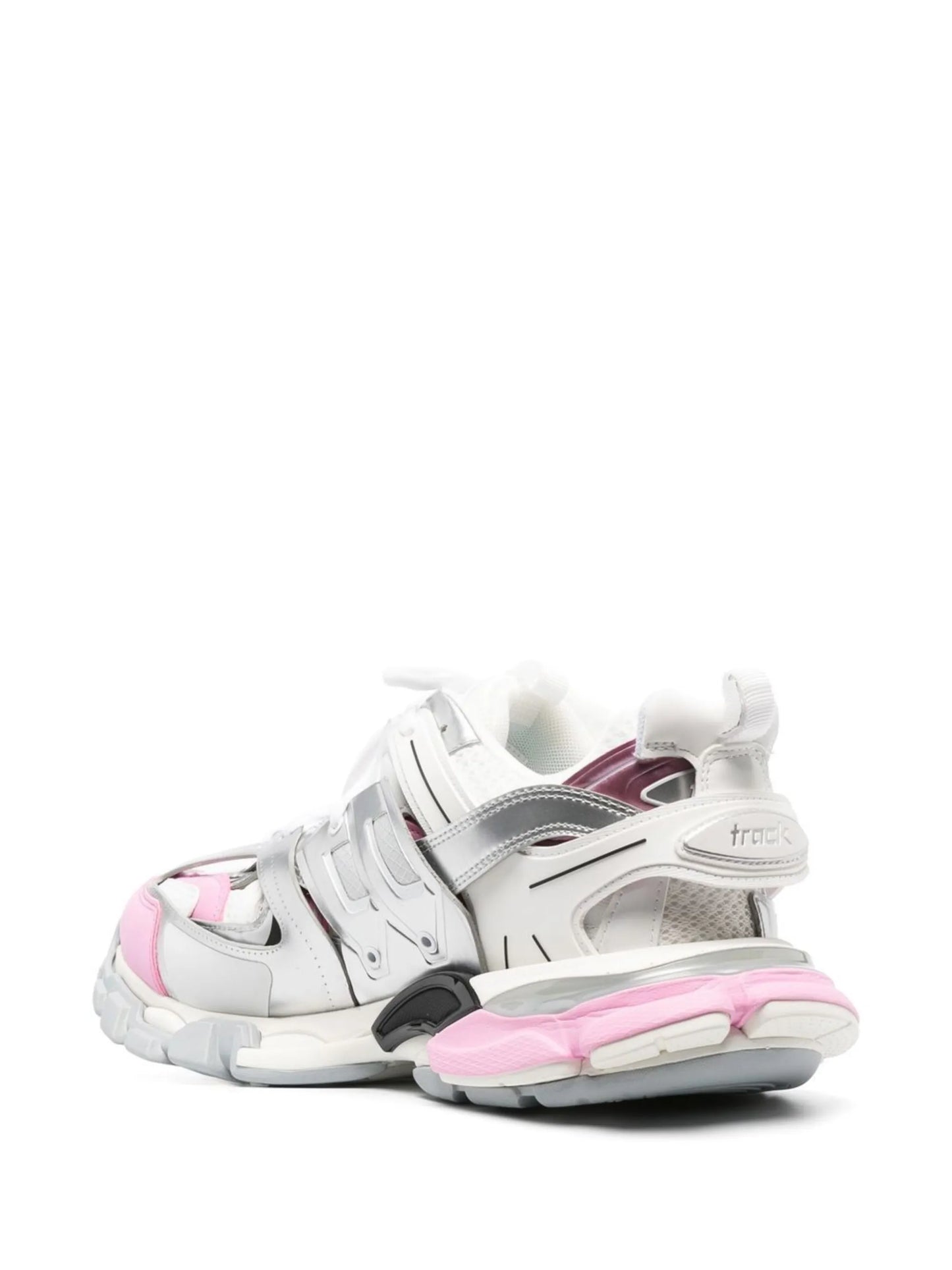 Track panelled sneakers