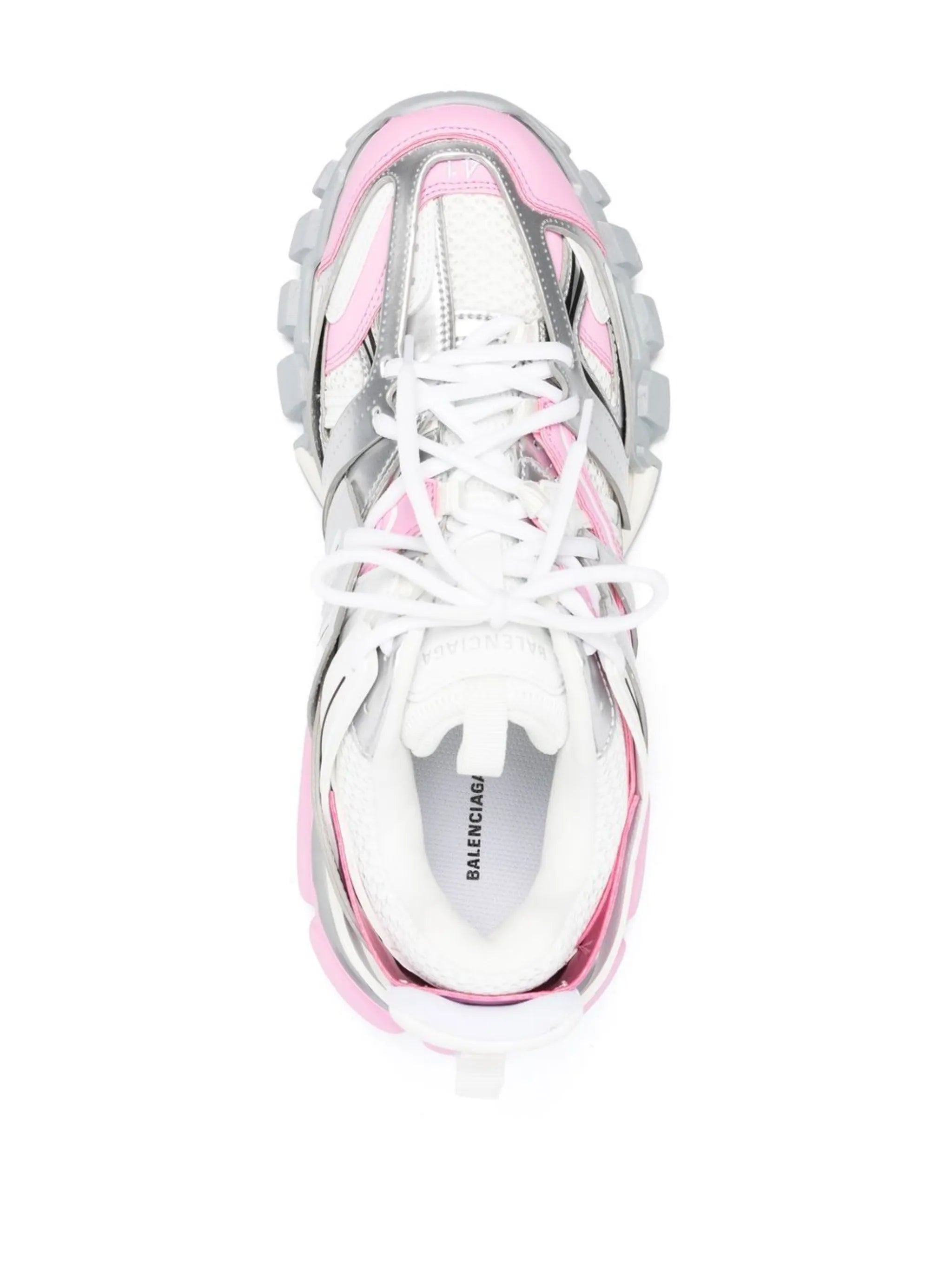 Track panelled sneakers