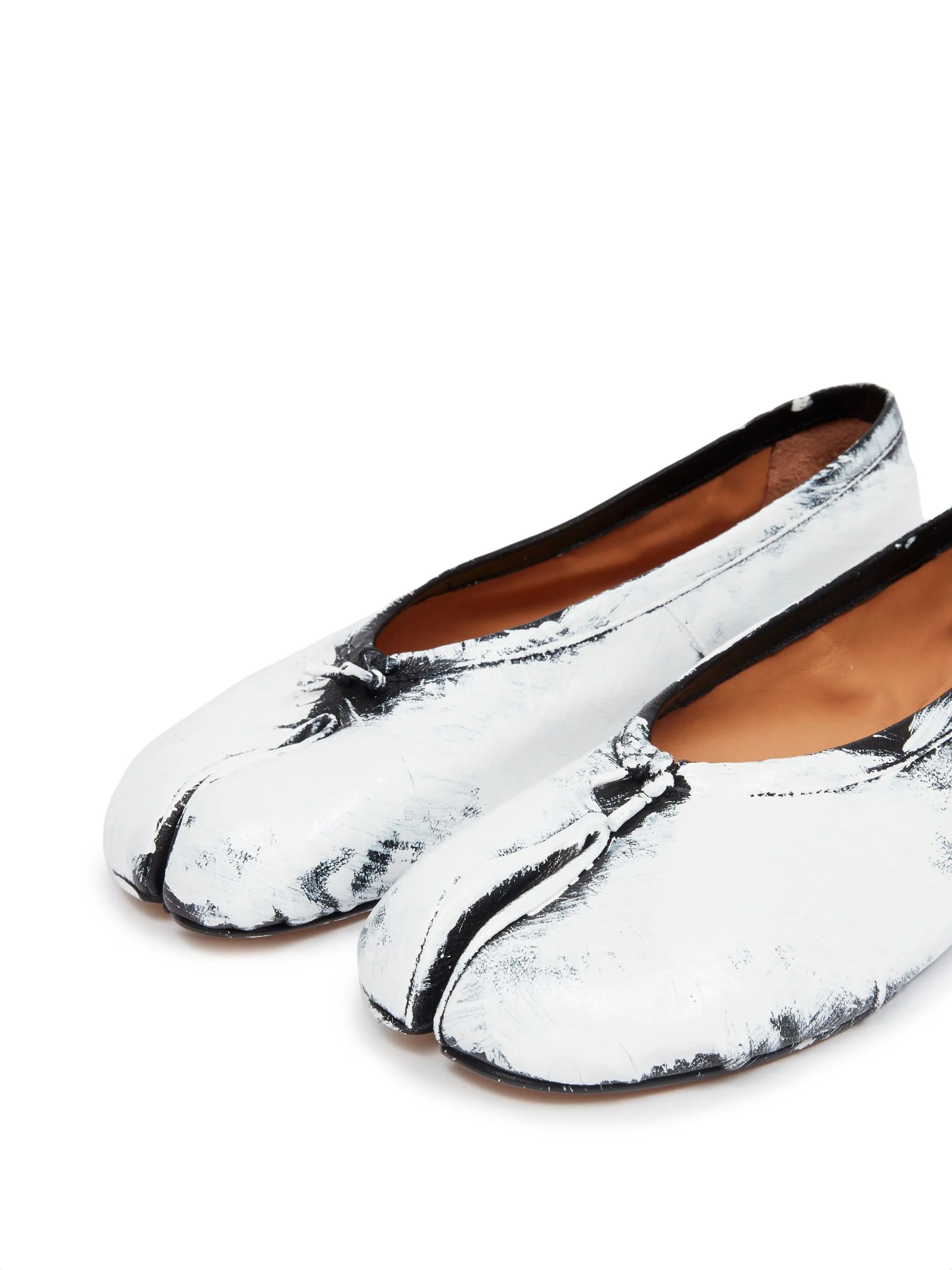 Tabi New leather ballet flats