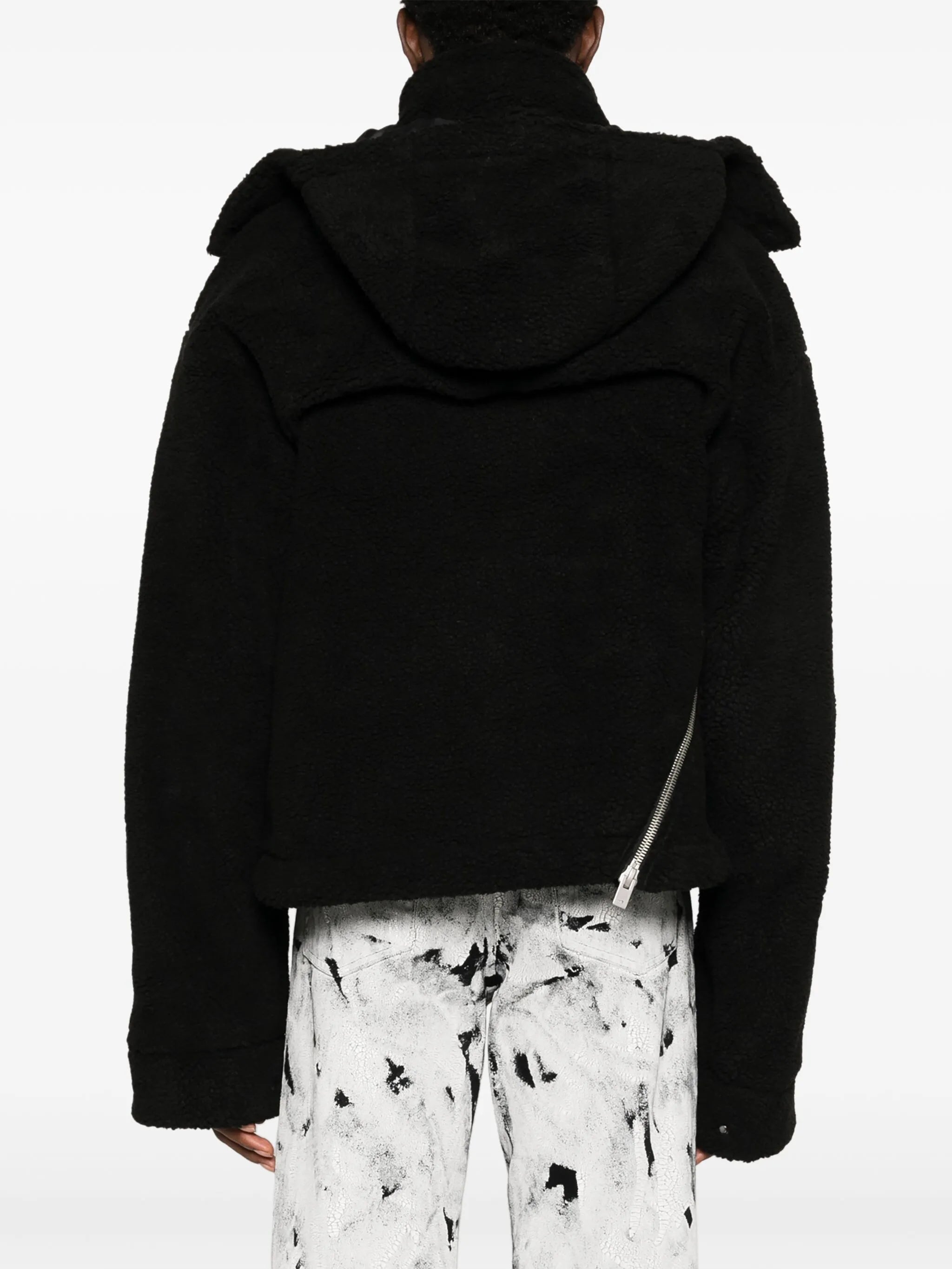 classic-hood fleece jacket