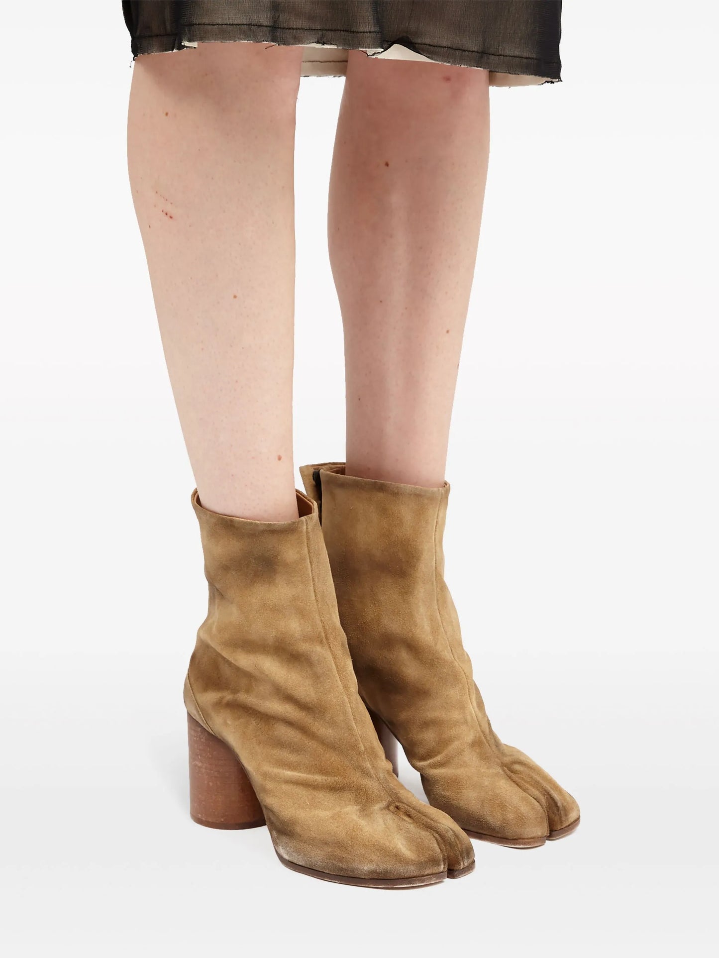 Tabi 80mm suede ankle boots