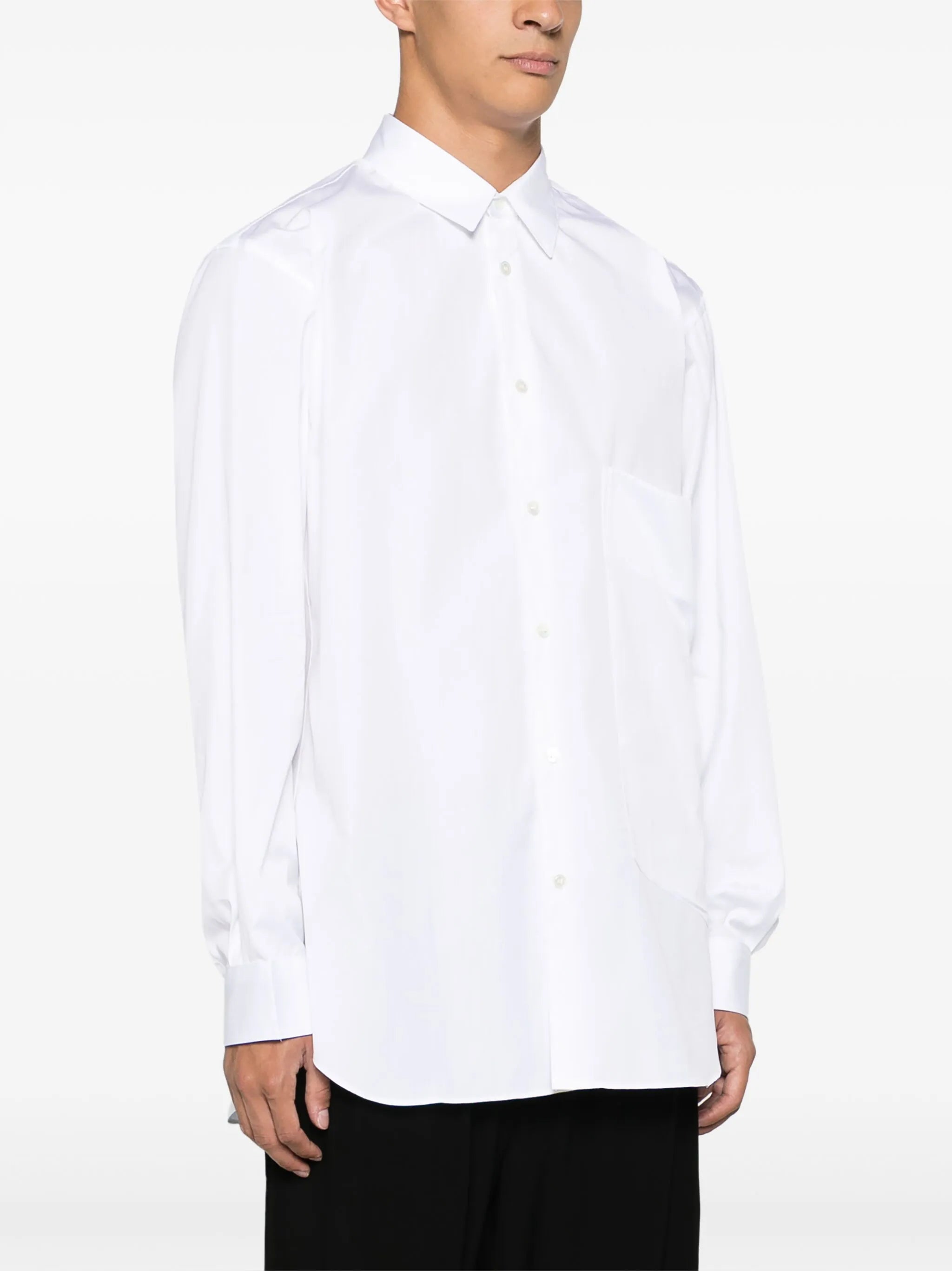 long-sleeve cotton shirt