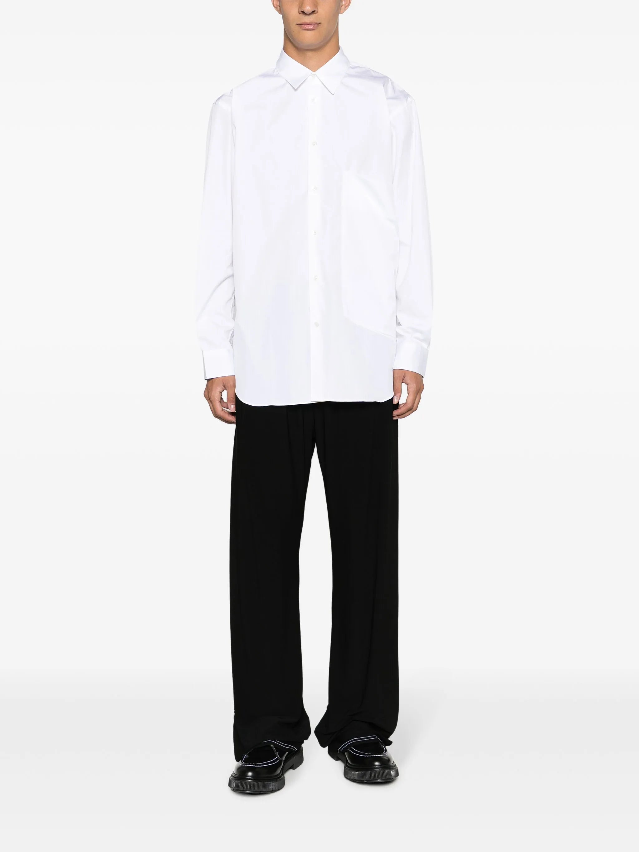 long-sleeve cotton shirt