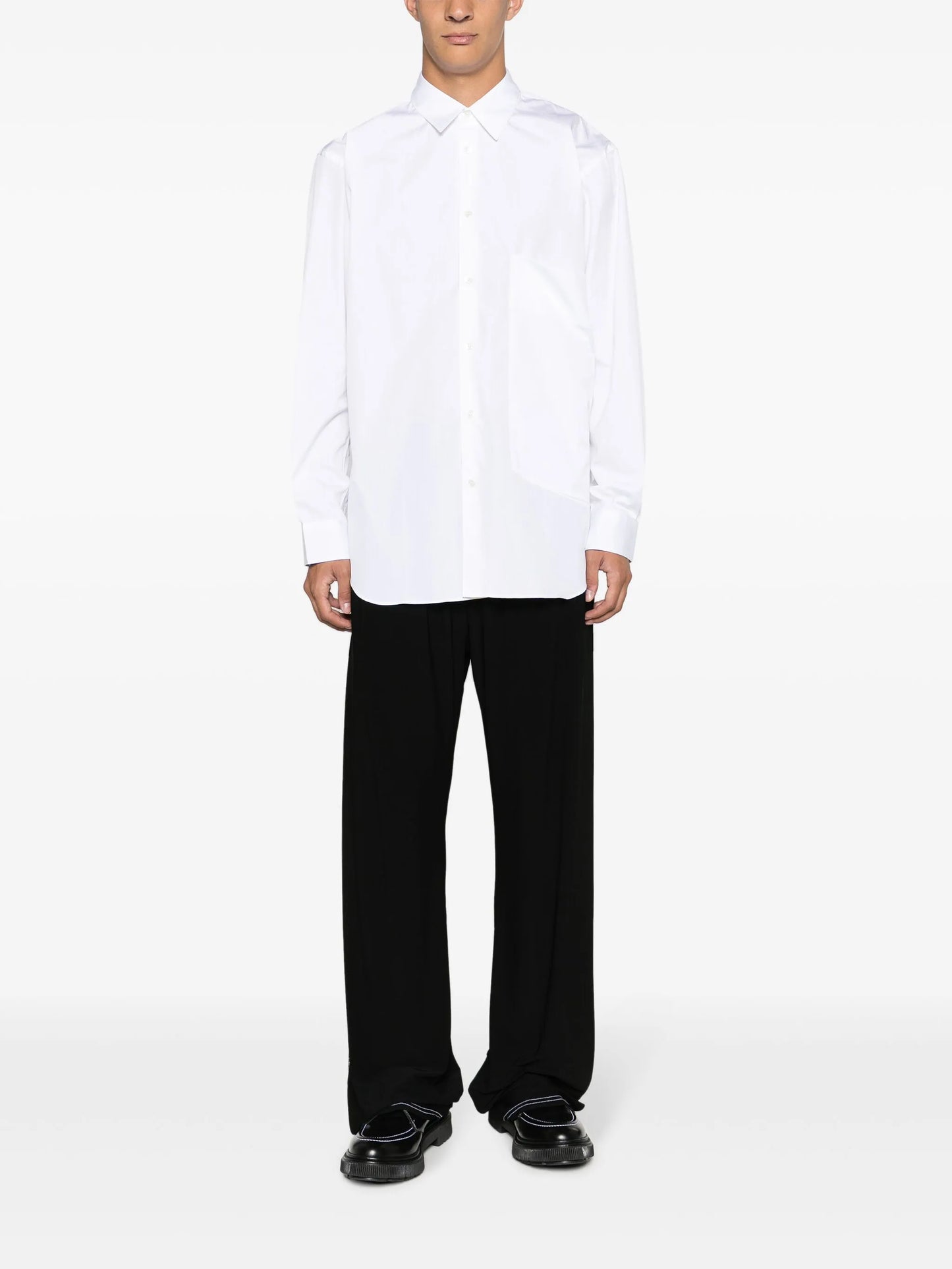long-sleeve cotton shirt