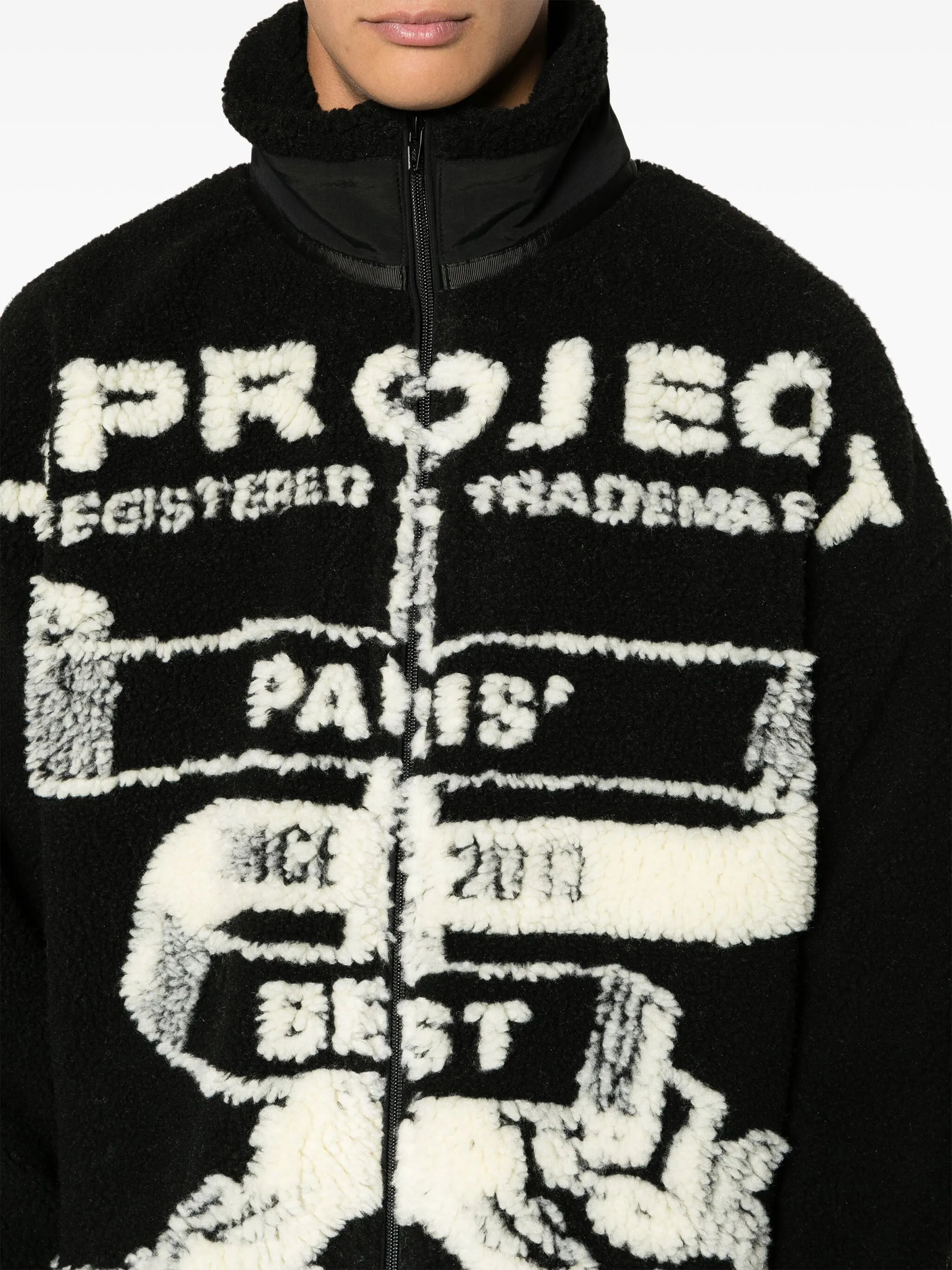 Paris' Best jacquard fleece jacket