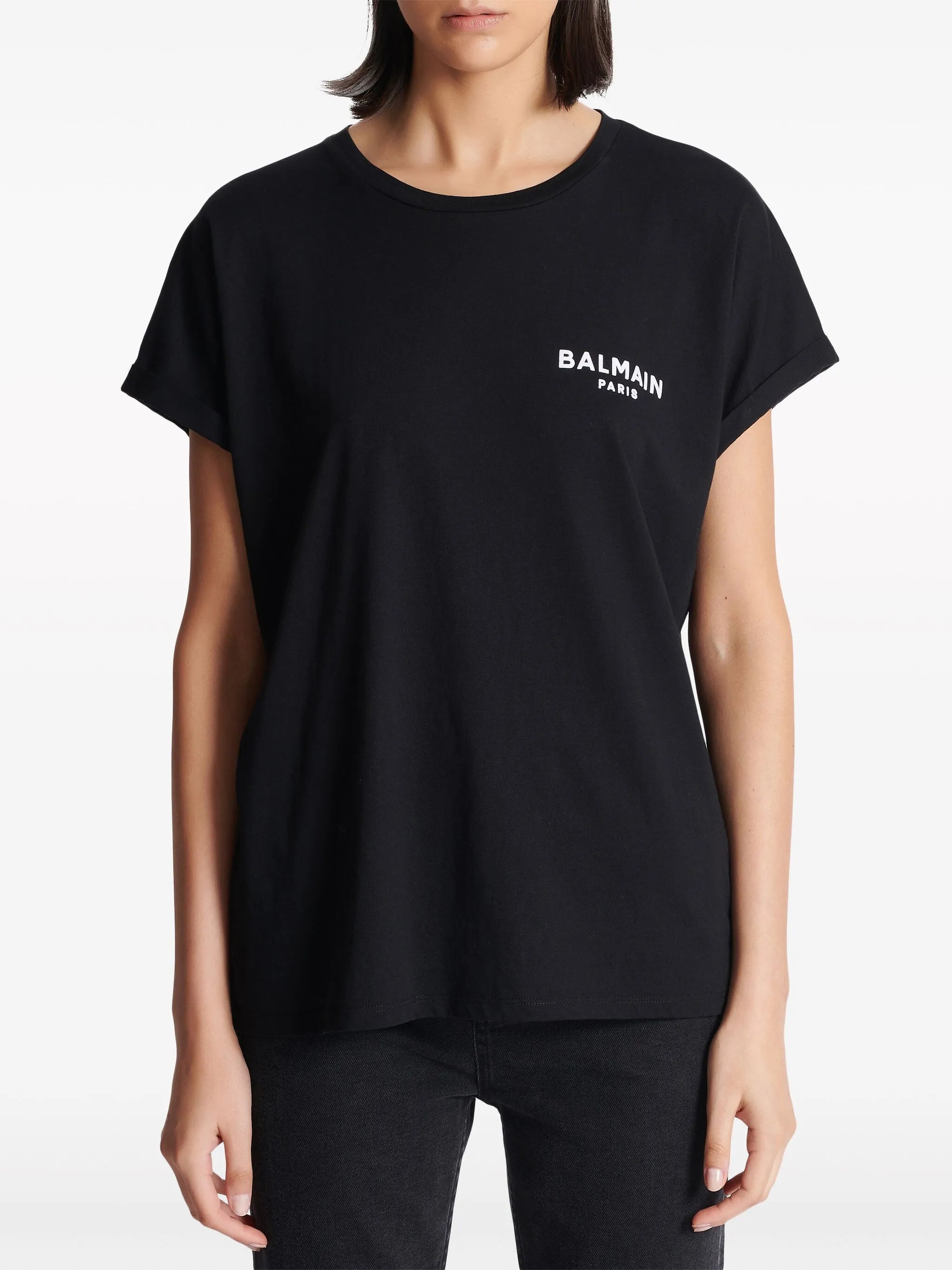 logo-print cotton T-shirt