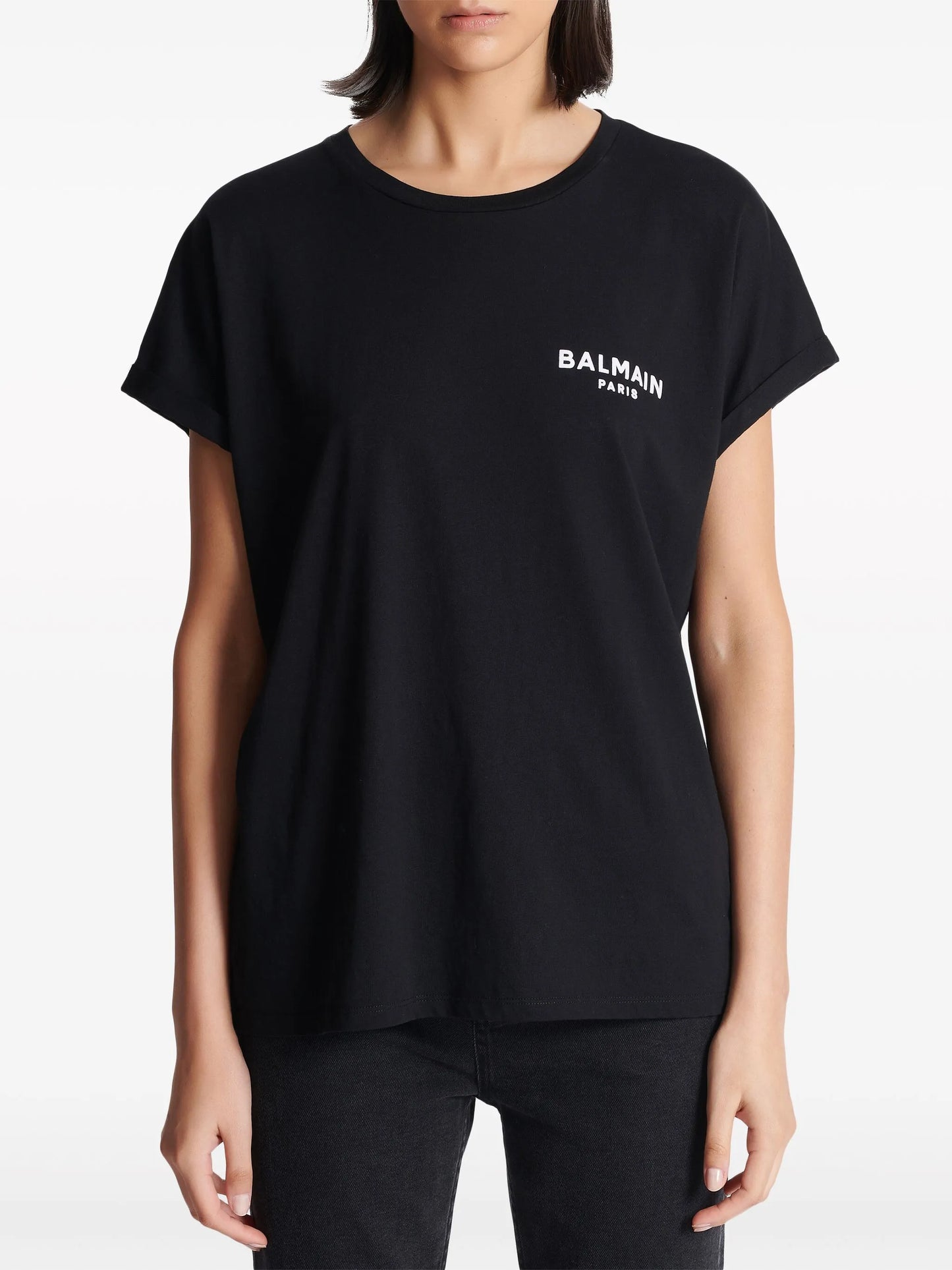 logo-print cotton T-shirt