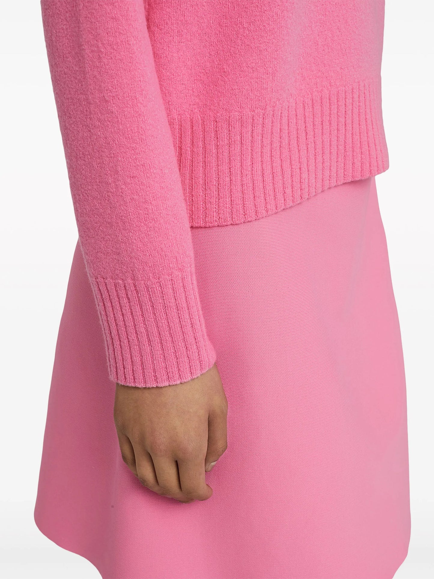 crew-neck wool jumper