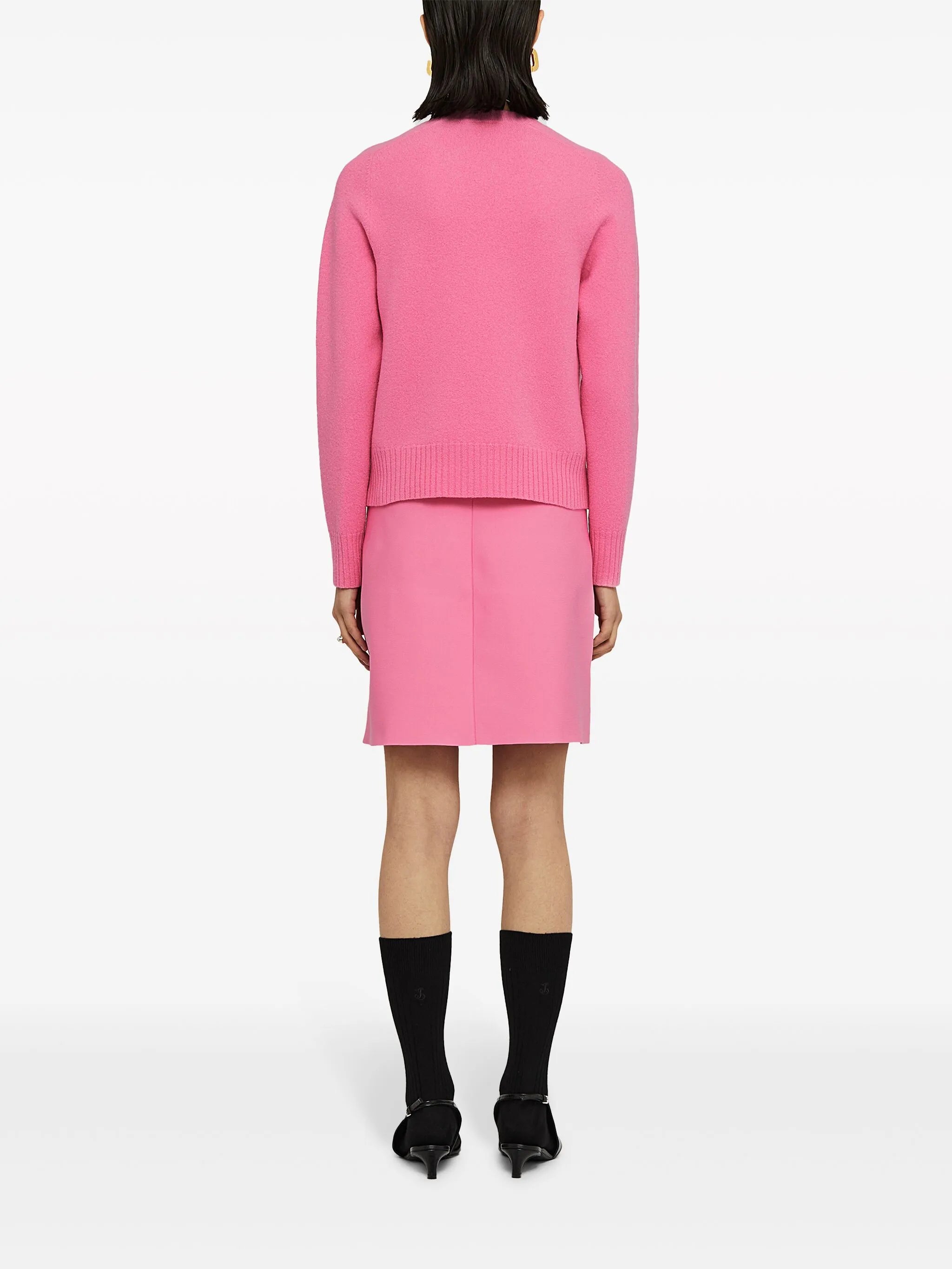 crew-neck wool jumper