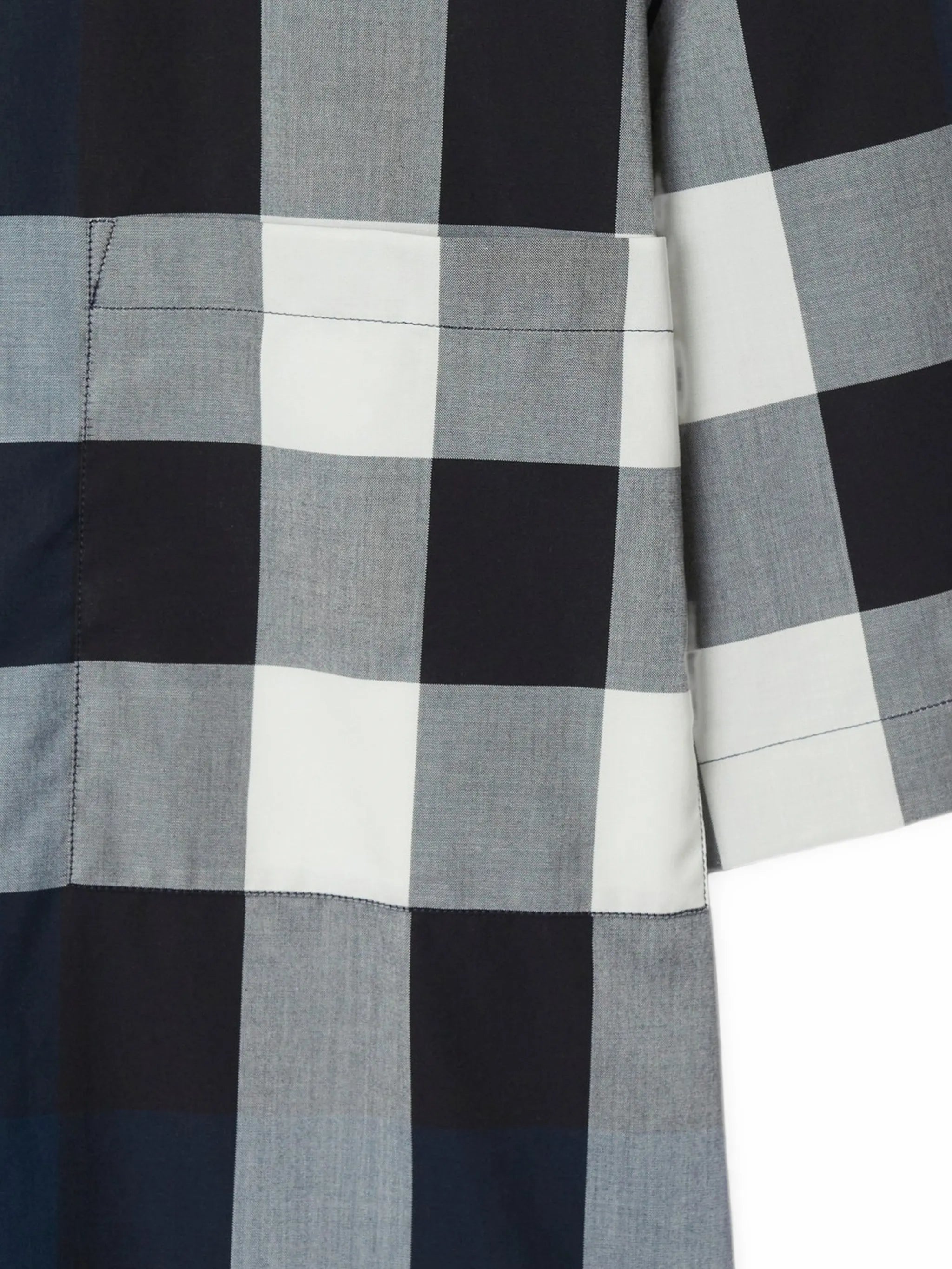 slim fit Check cotton shirt