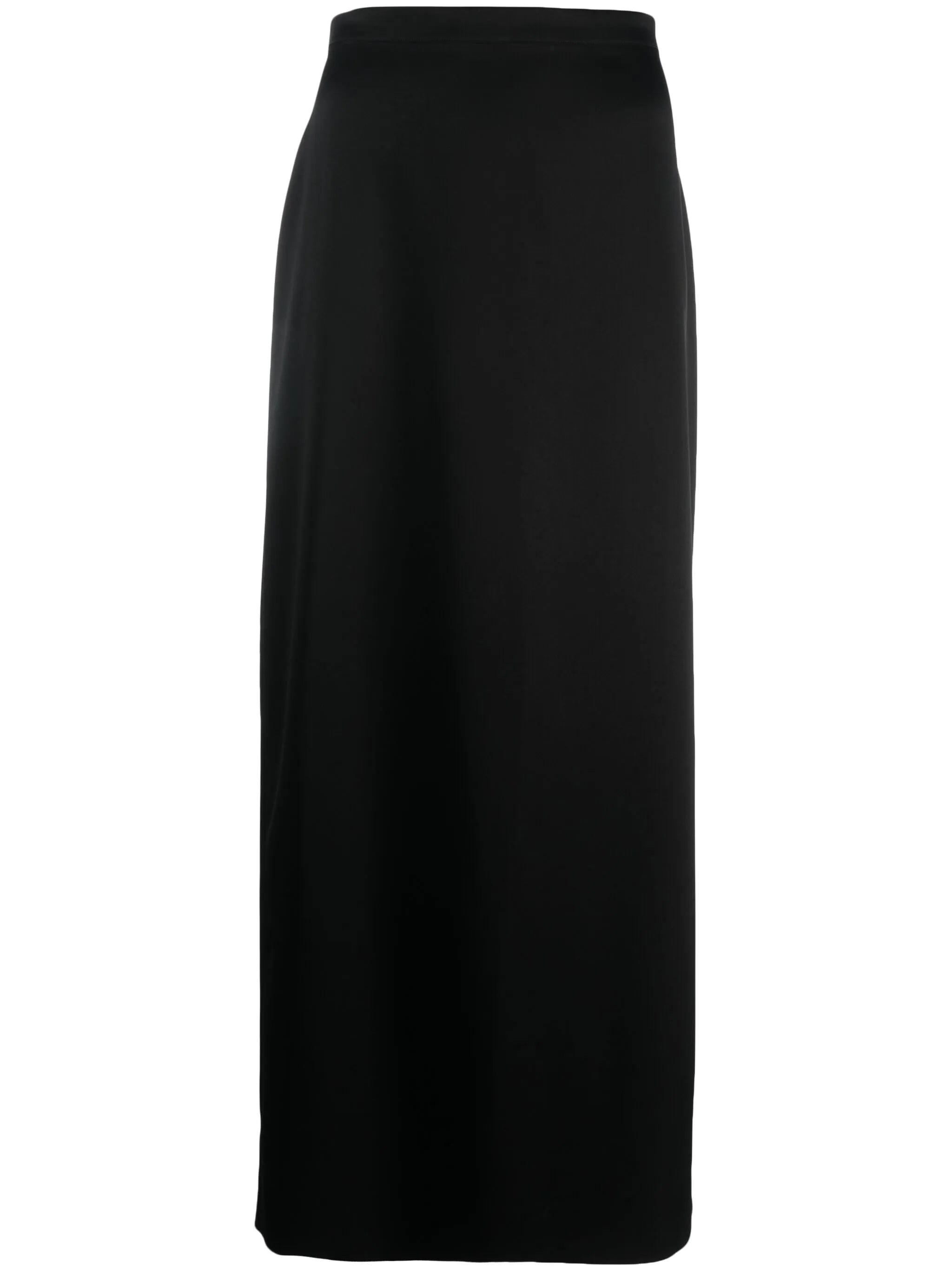 satin midi skirt