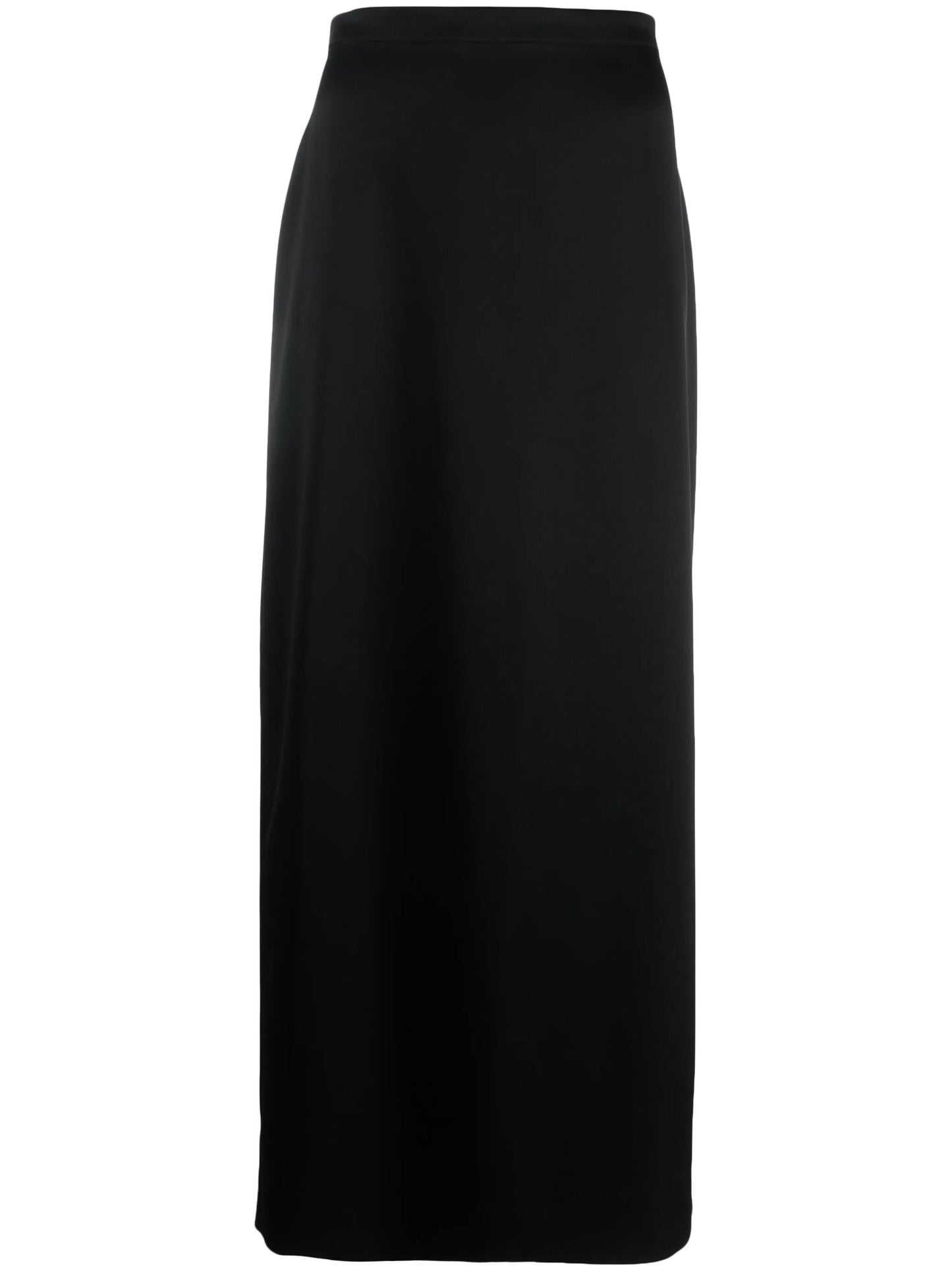 satin midi skirt