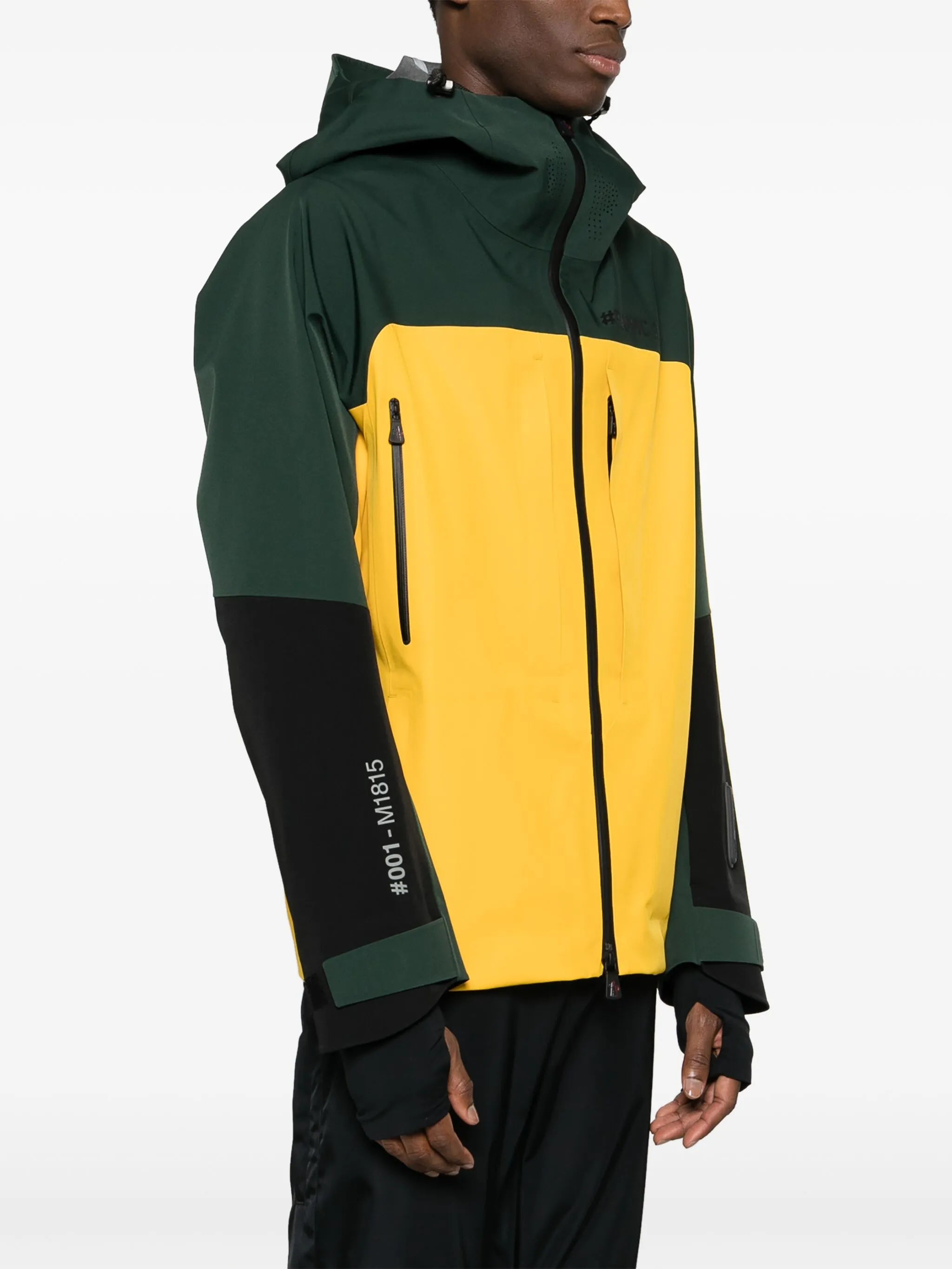 Brizon colour-block hooded jacket