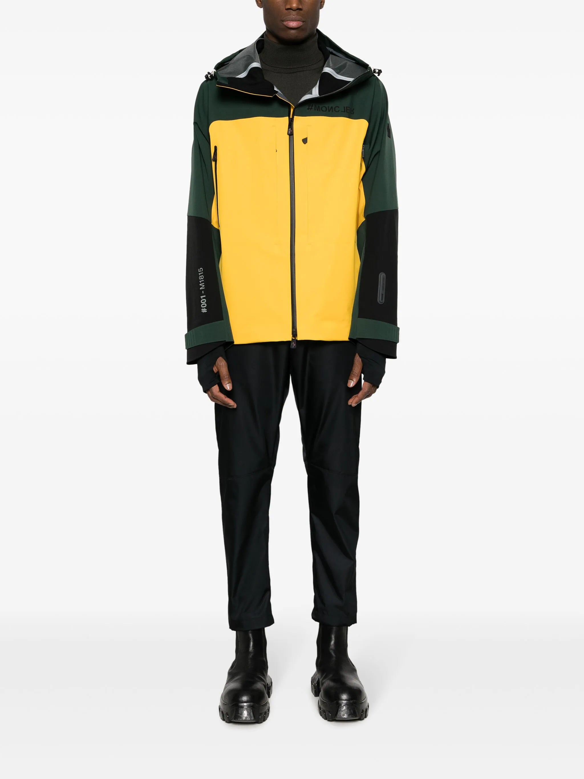 Brizon colour-block hooded jacket