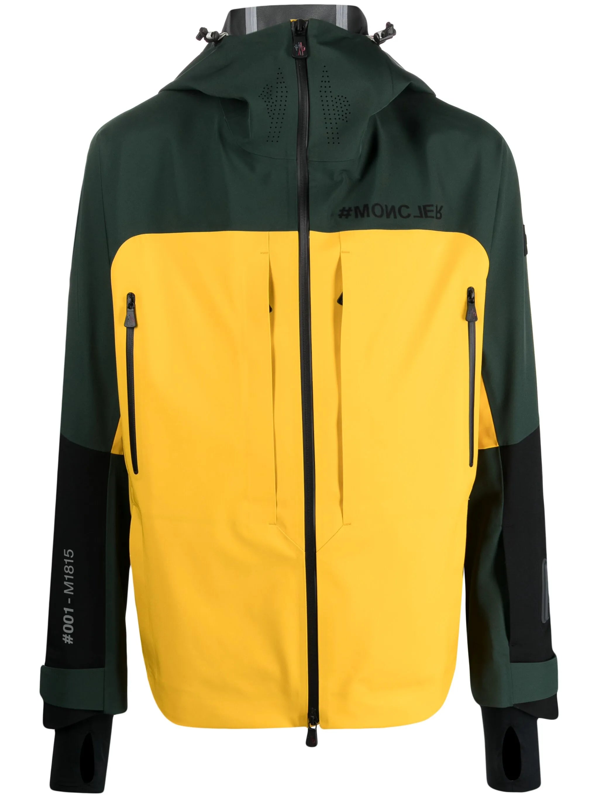 Brizon colour-block hooded jacket