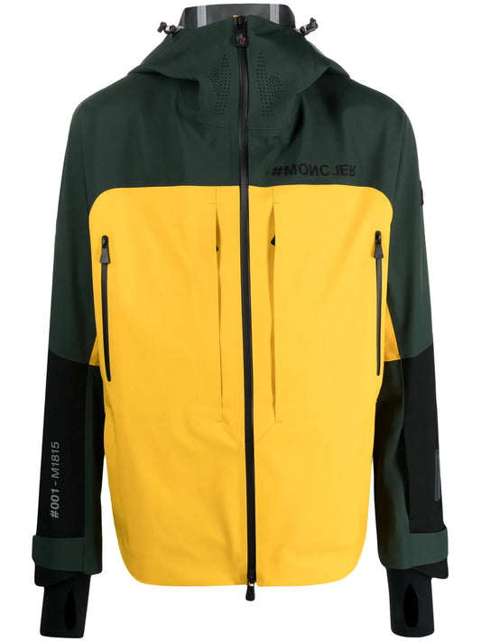 Brizon colour-block hooded jacket