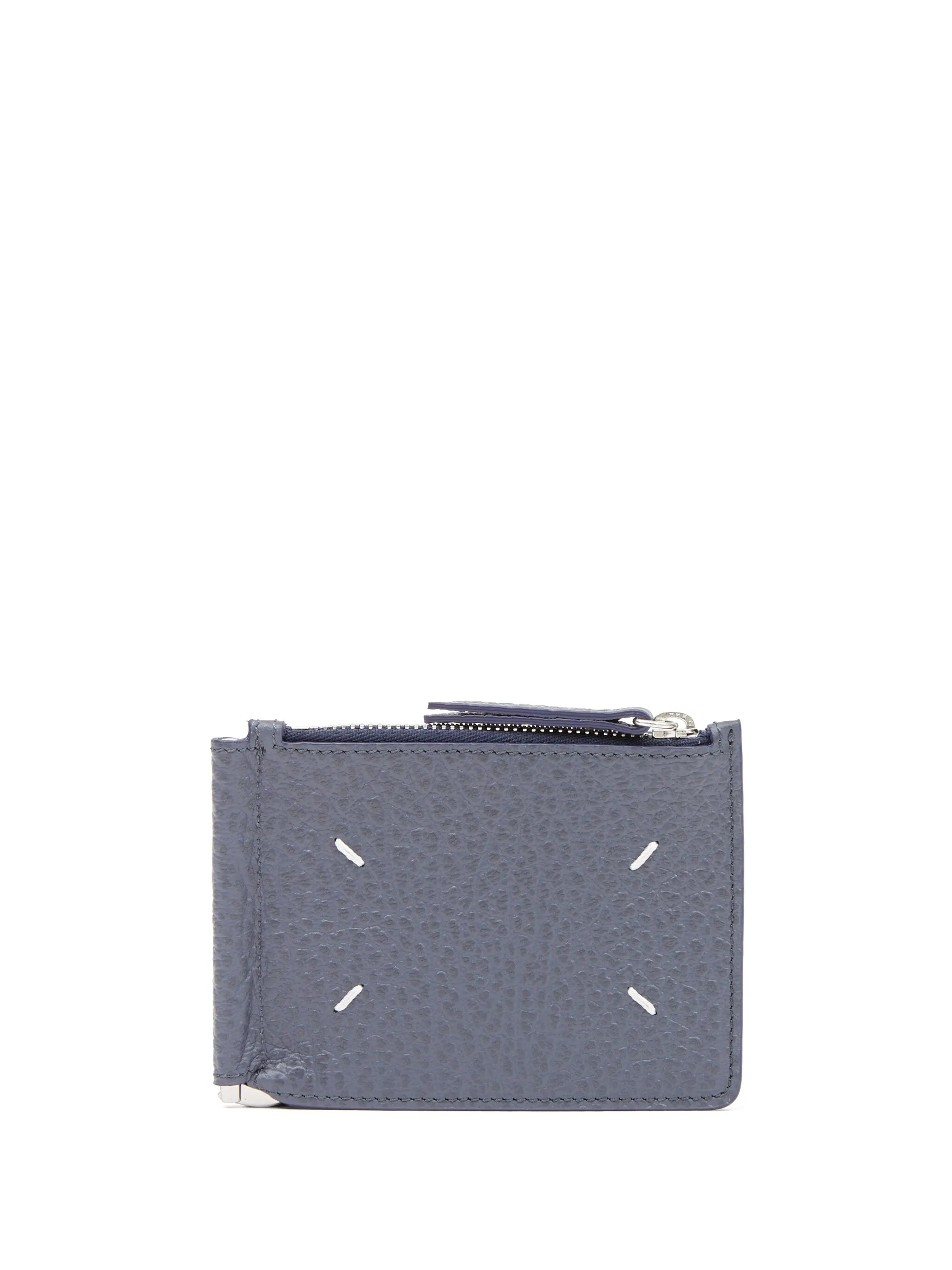 four-stitch leather wallet
