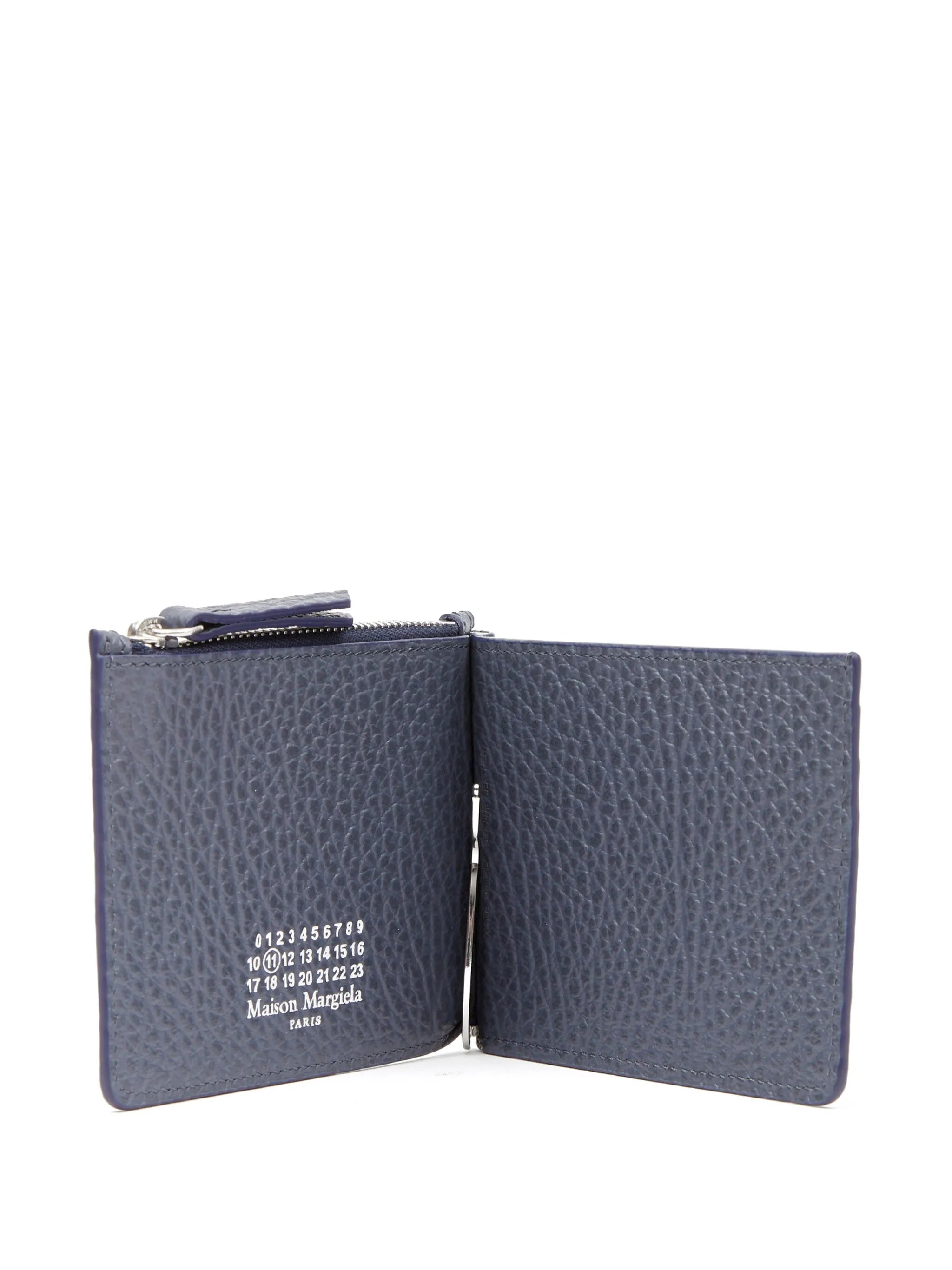 four-stitch leather wallet