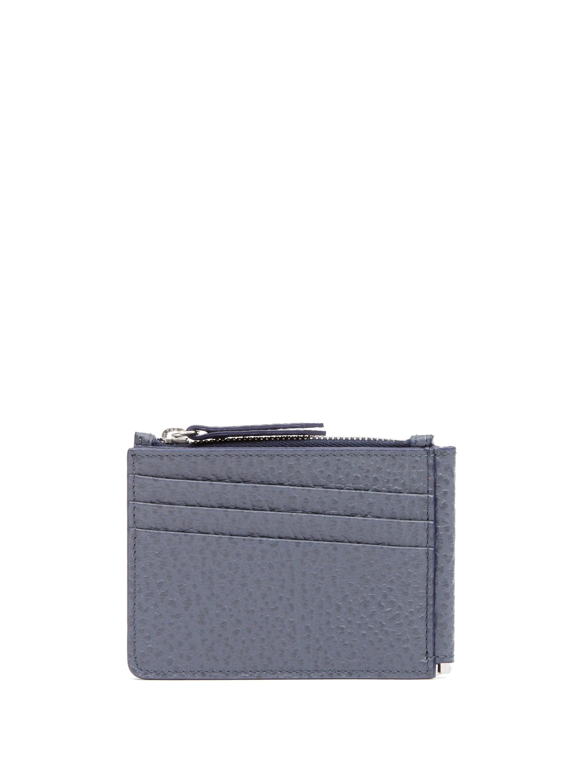 four-stitch leather wallet