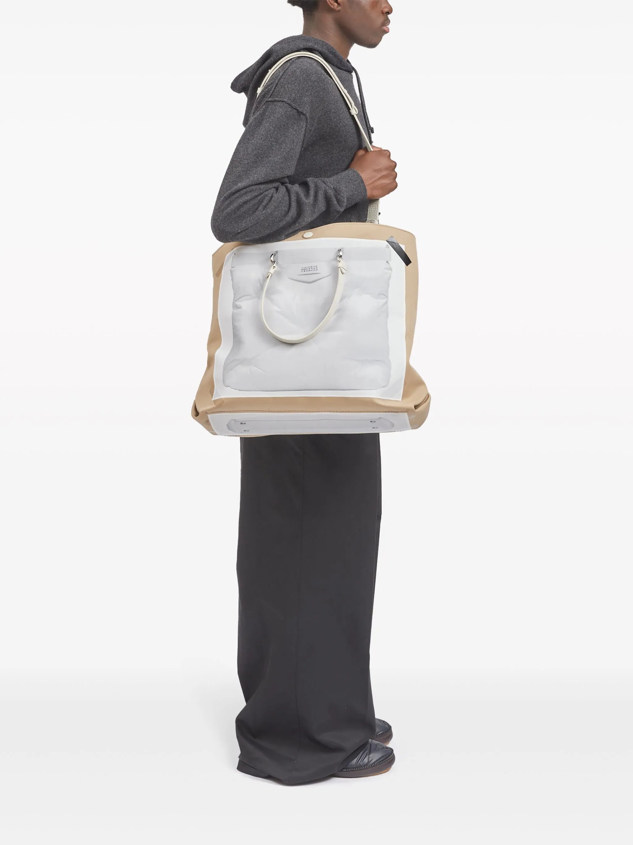 Glam Slam trompe l'oeil-print tote bag