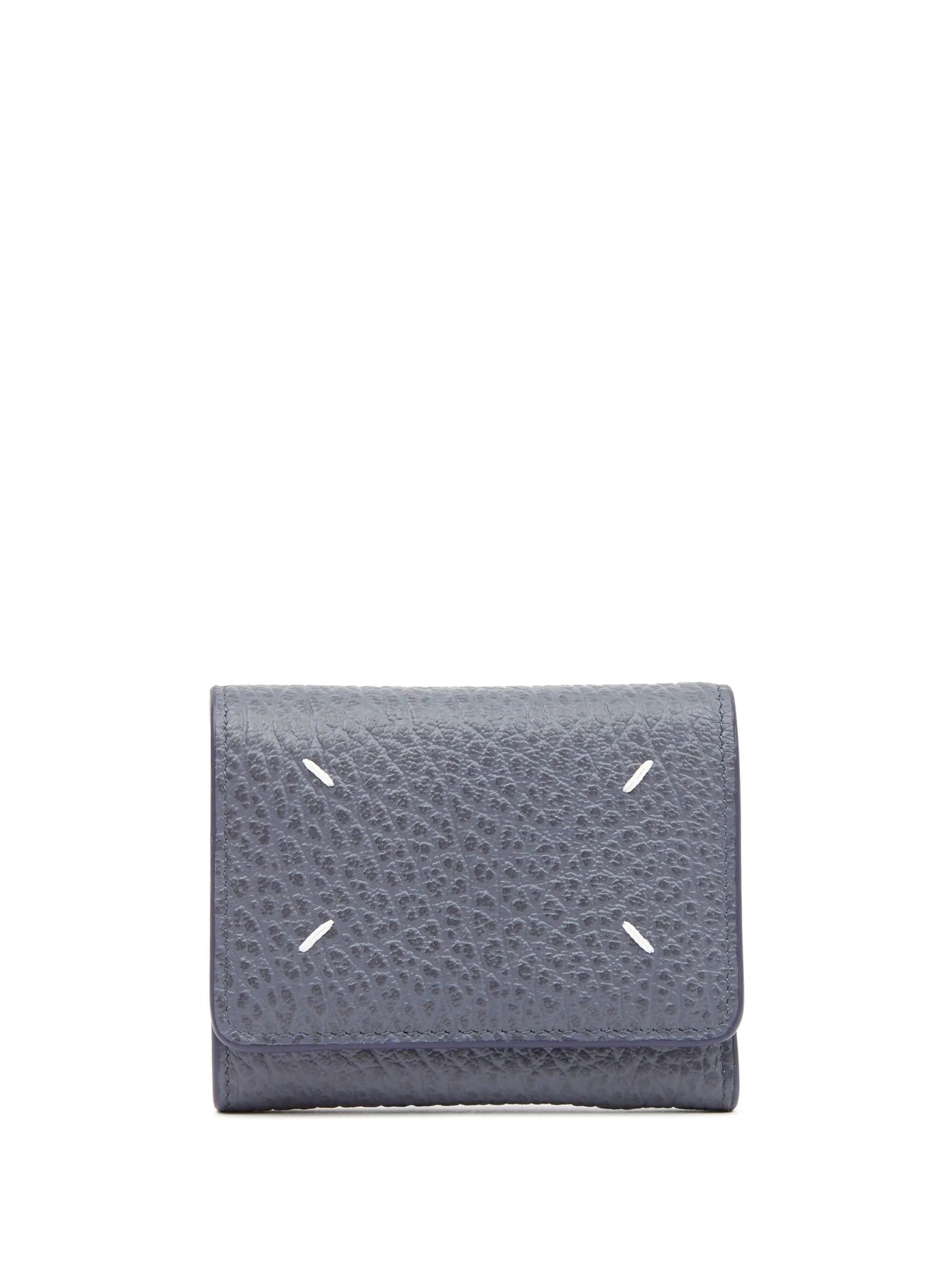 four-stitch logo folded wallet