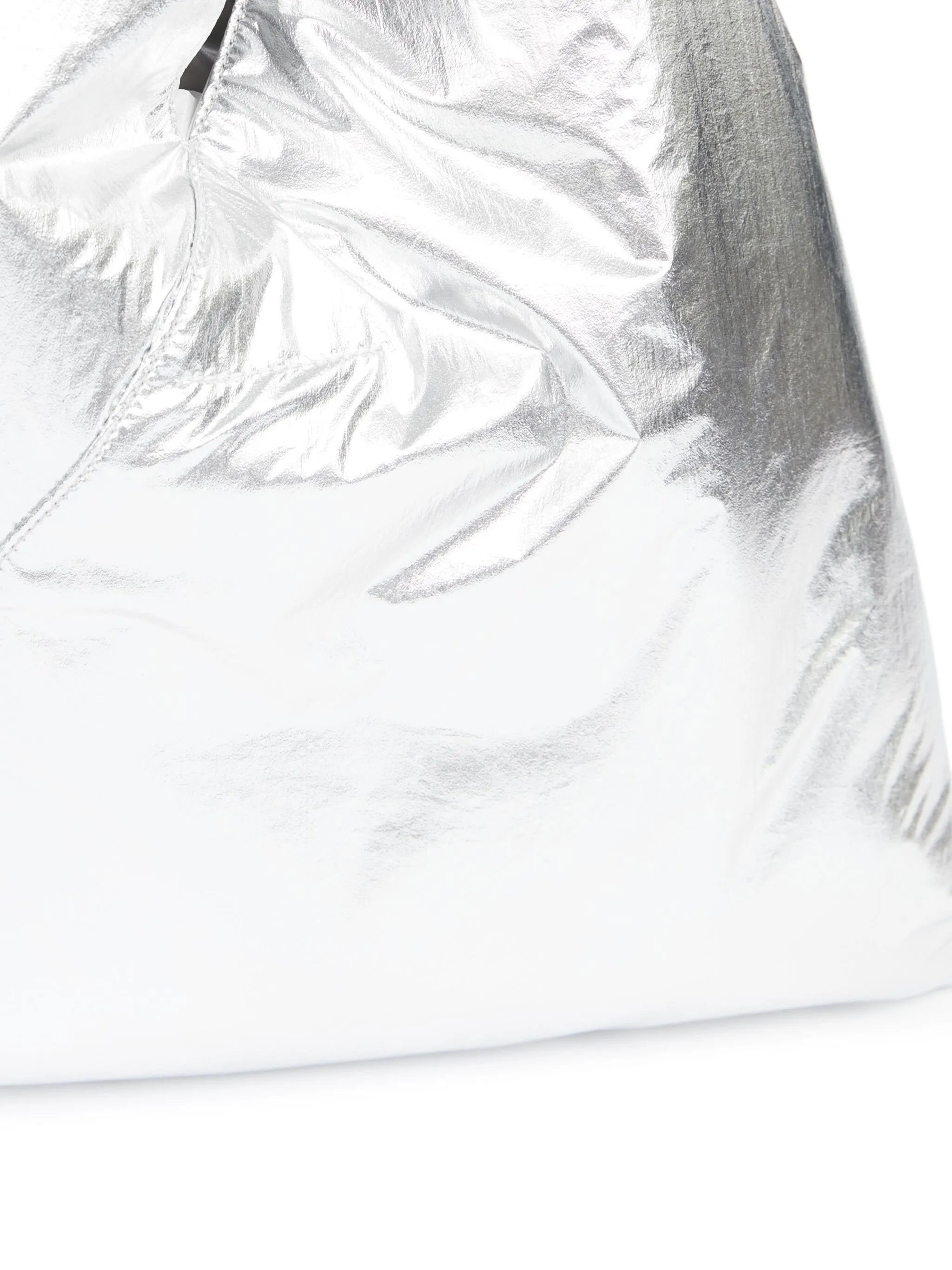 Classic Japanese metallic-effect tote bag