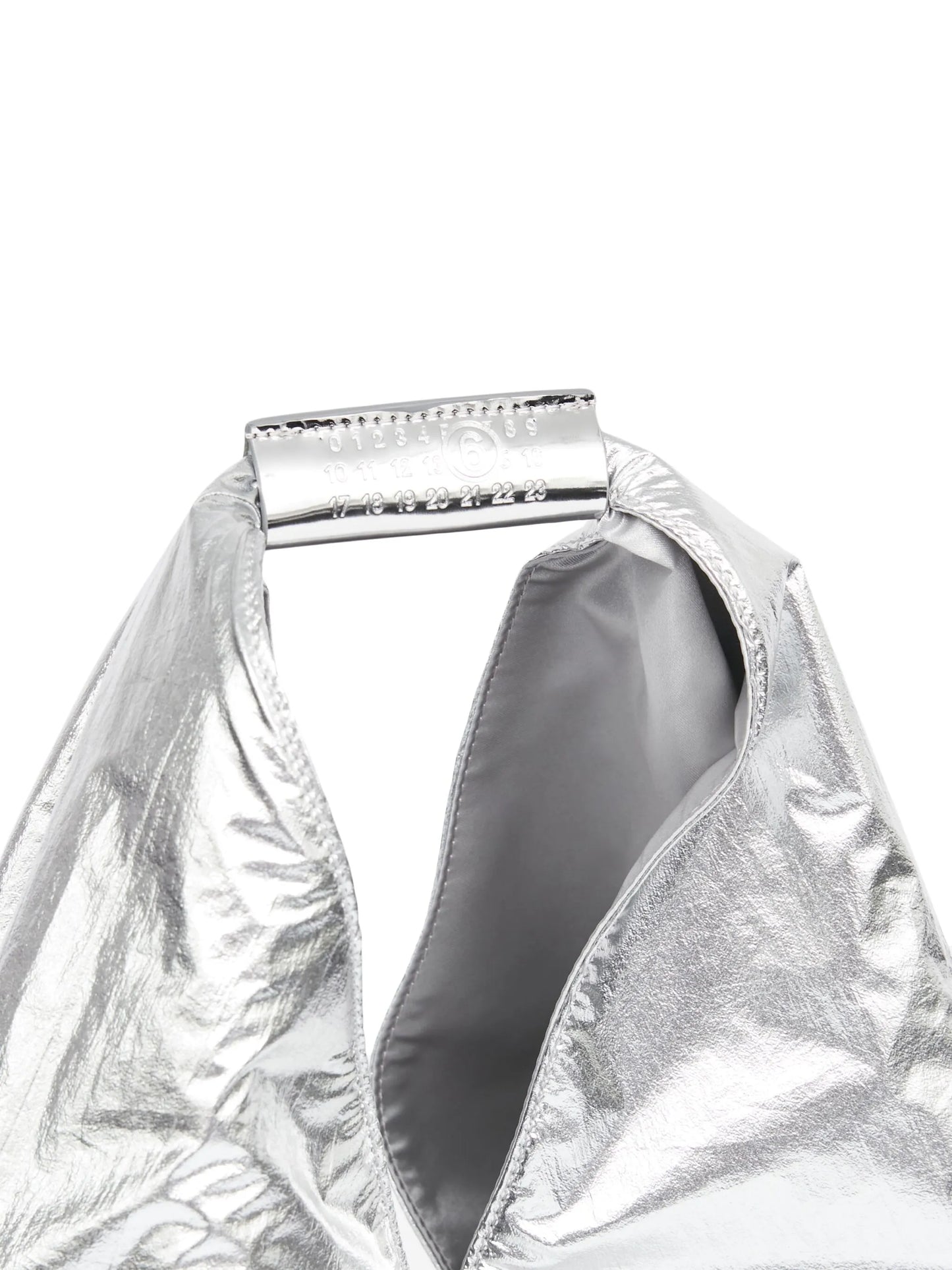 Classic Japanese metallic-effect tote bag
