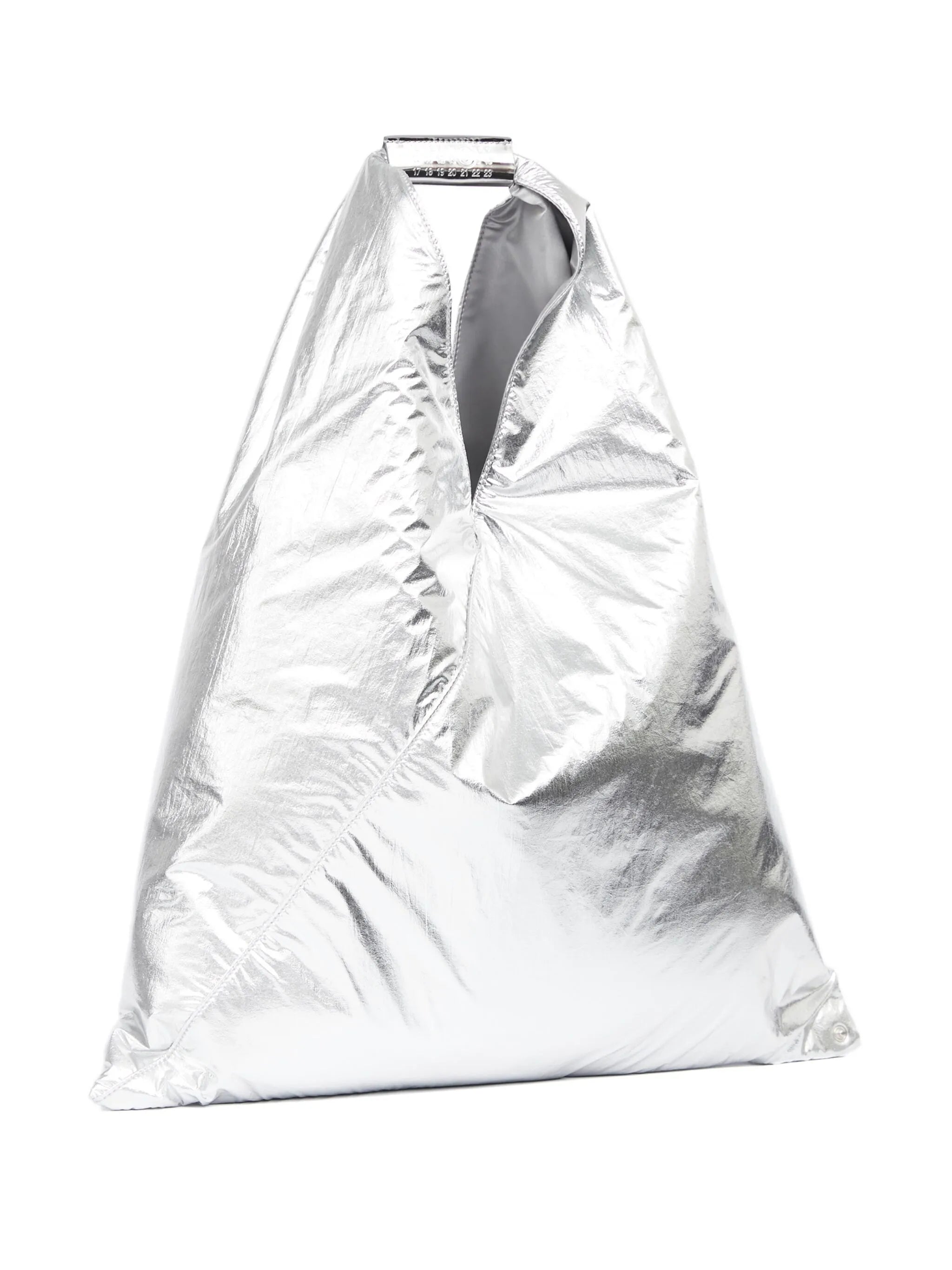 Classic Japanese metallic-effect tote bag