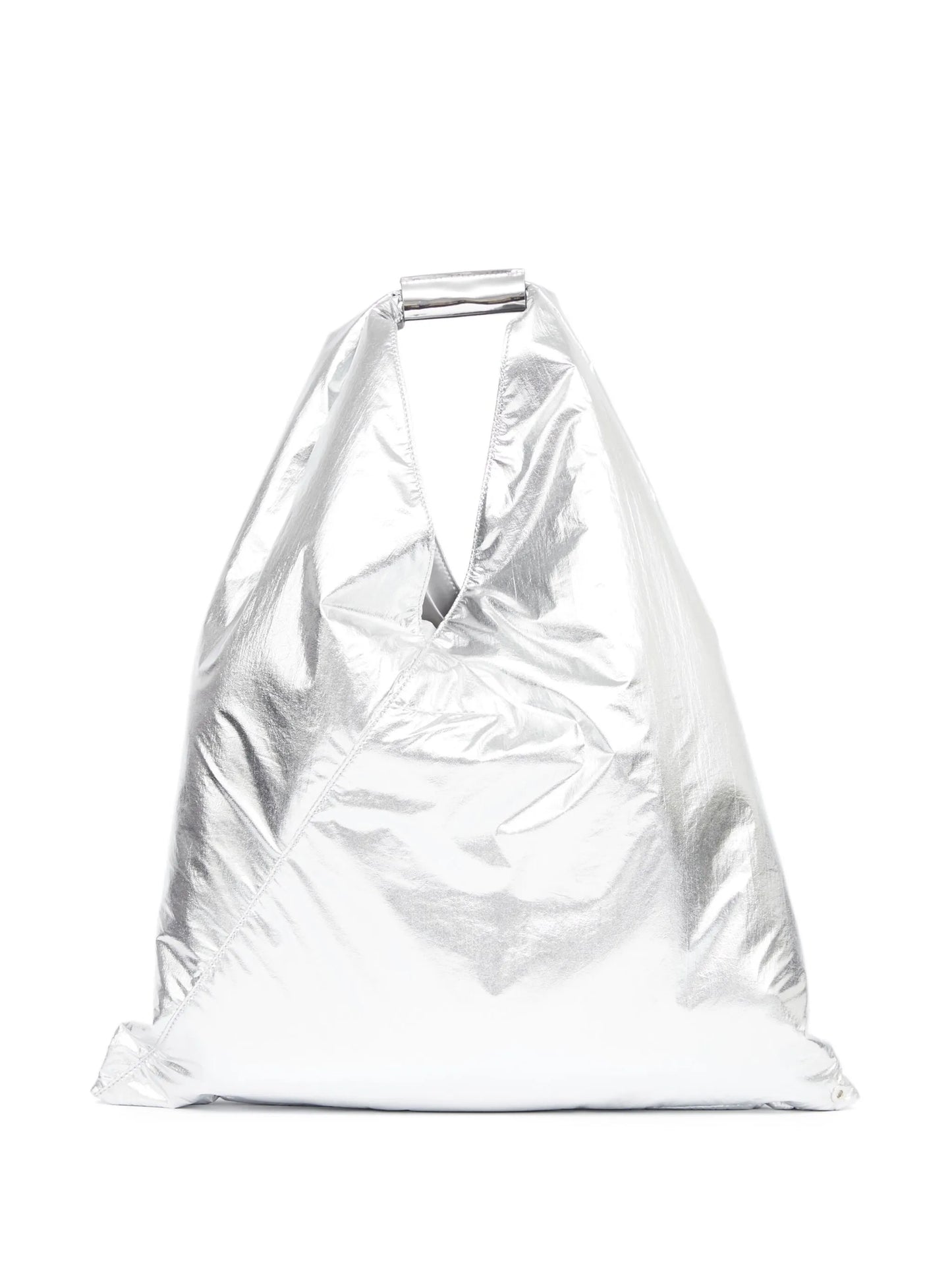 Classic Japanese metallic-effect tote bag
