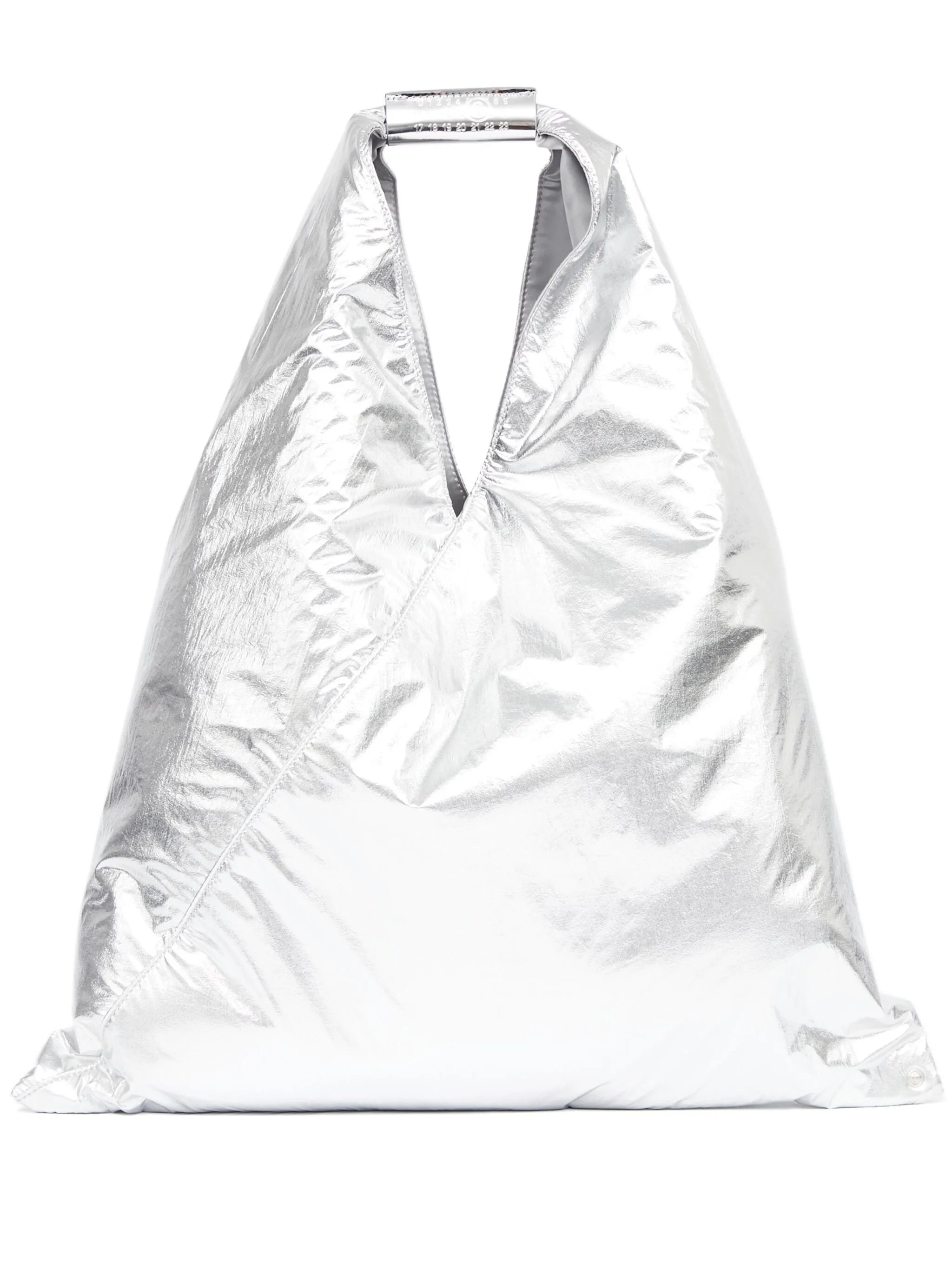 Classic Japanese metallic-effect tote bag