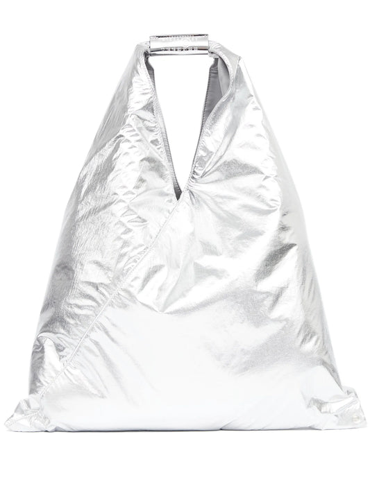 Classic Japanese metallic-effect tote bag