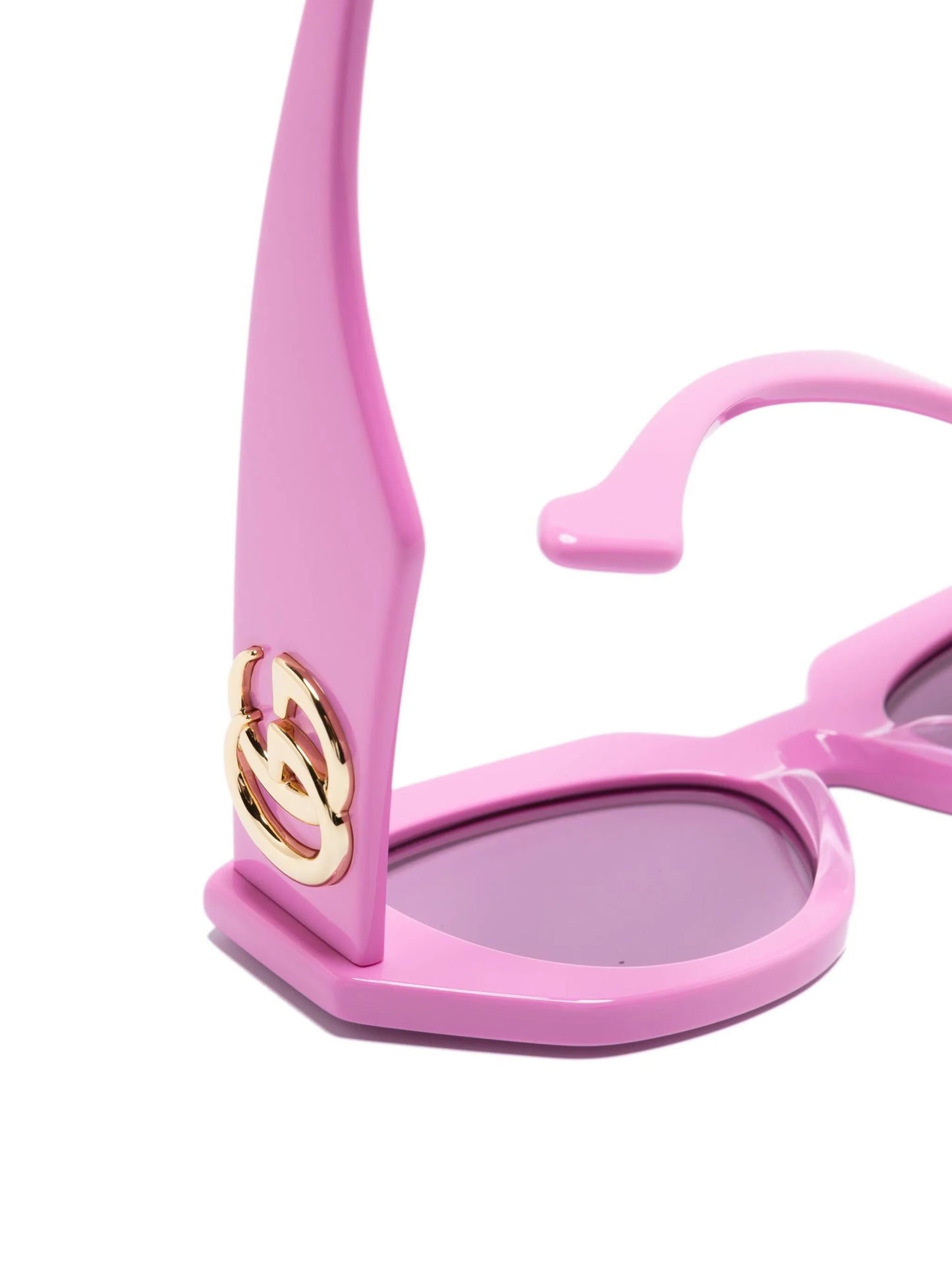 tortoiseshell-effect geometric-frame glasses