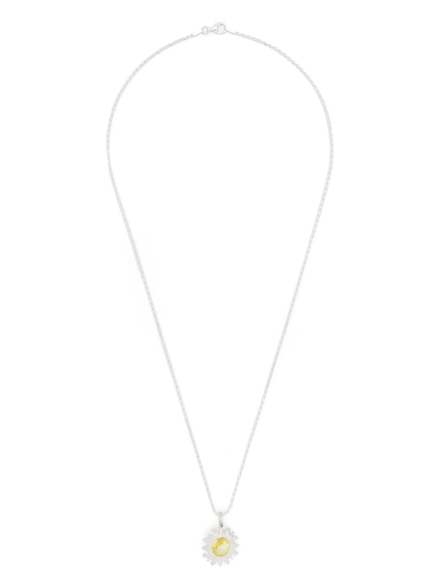 Sun statement-pendant necklace