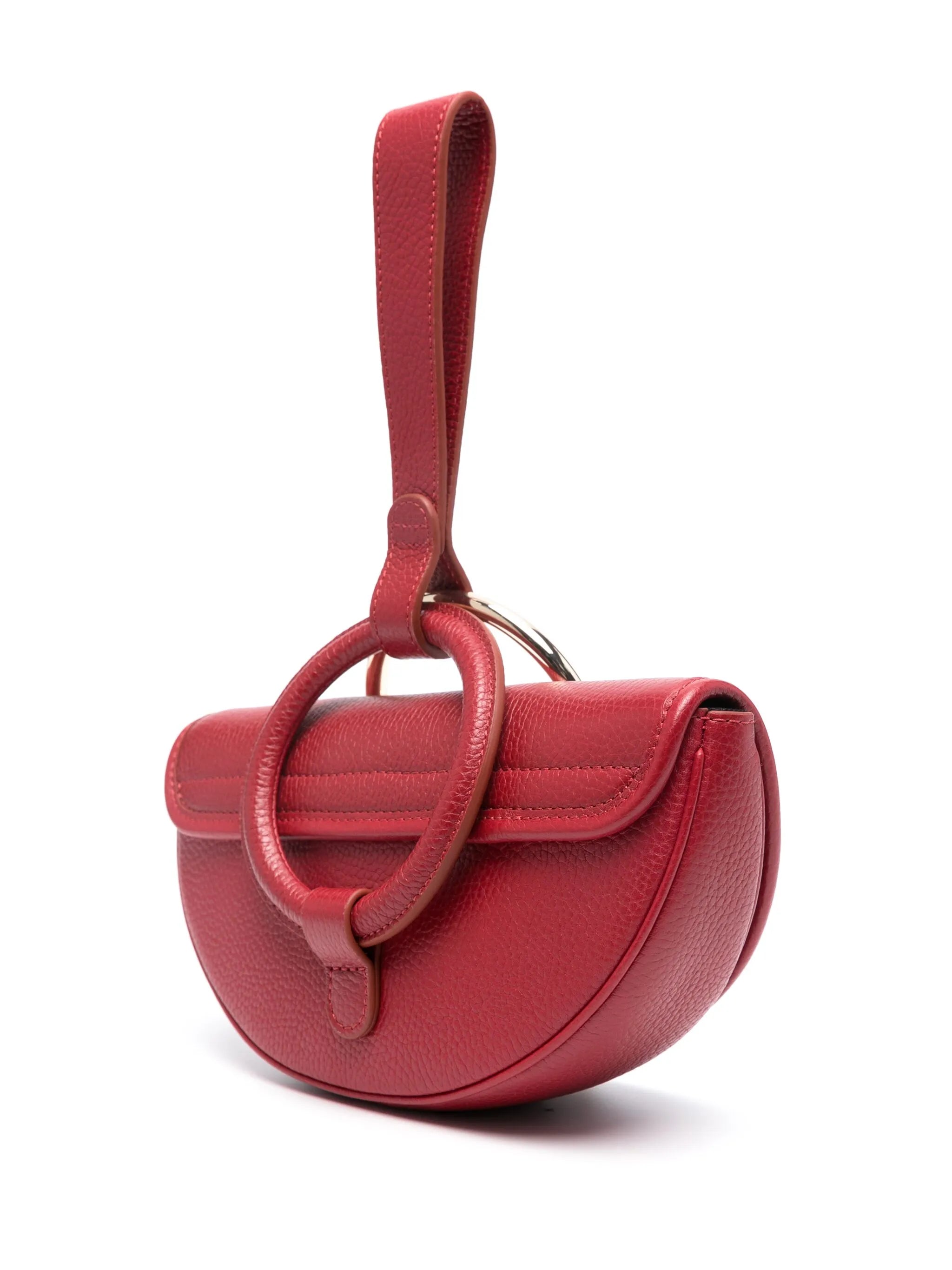 Mara leather clutch bag