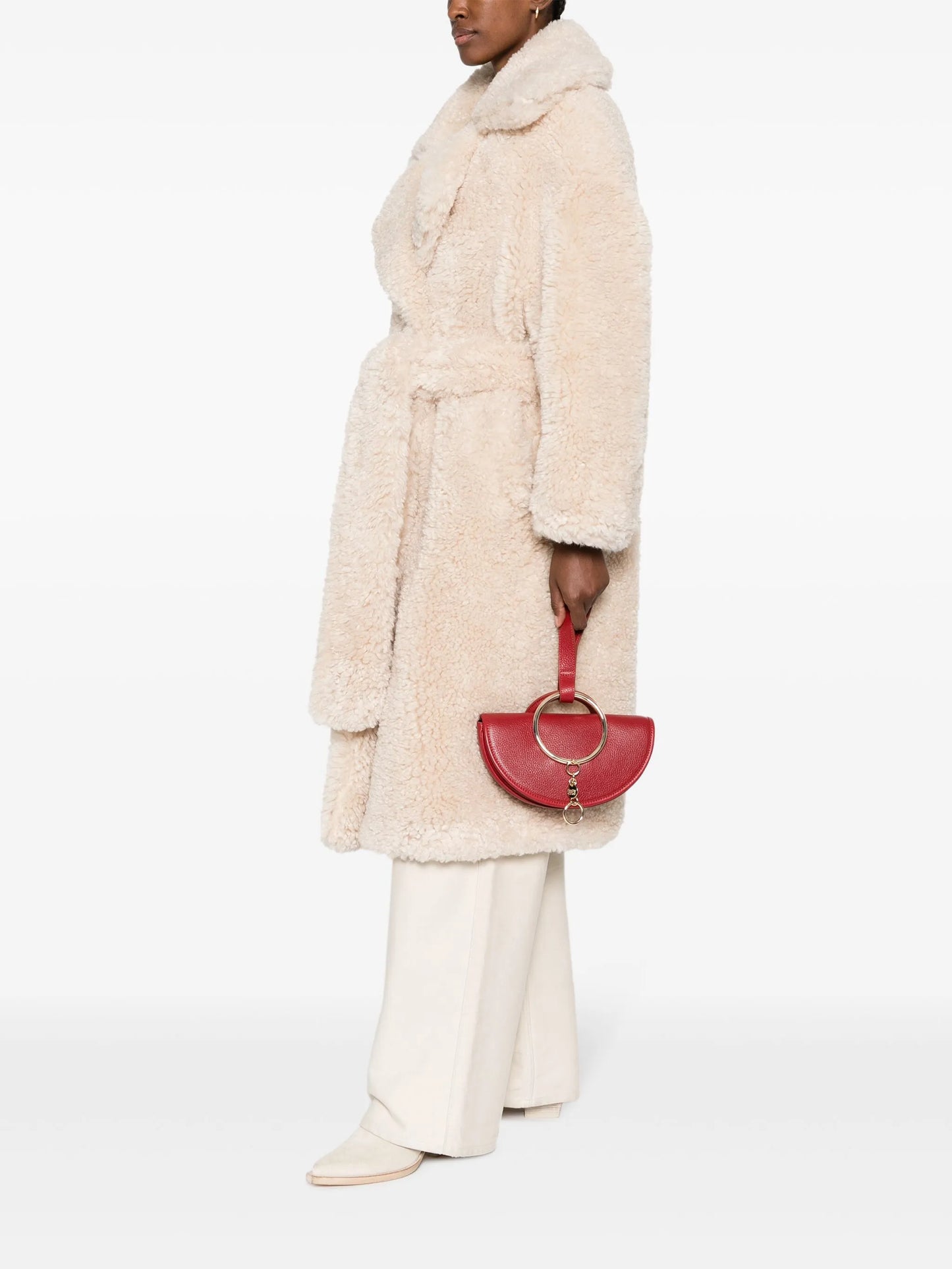 Mara leather clutch bag