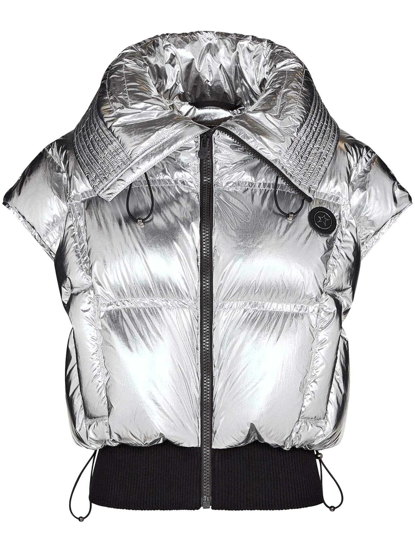 Sierra metallic-effect puffer gilet