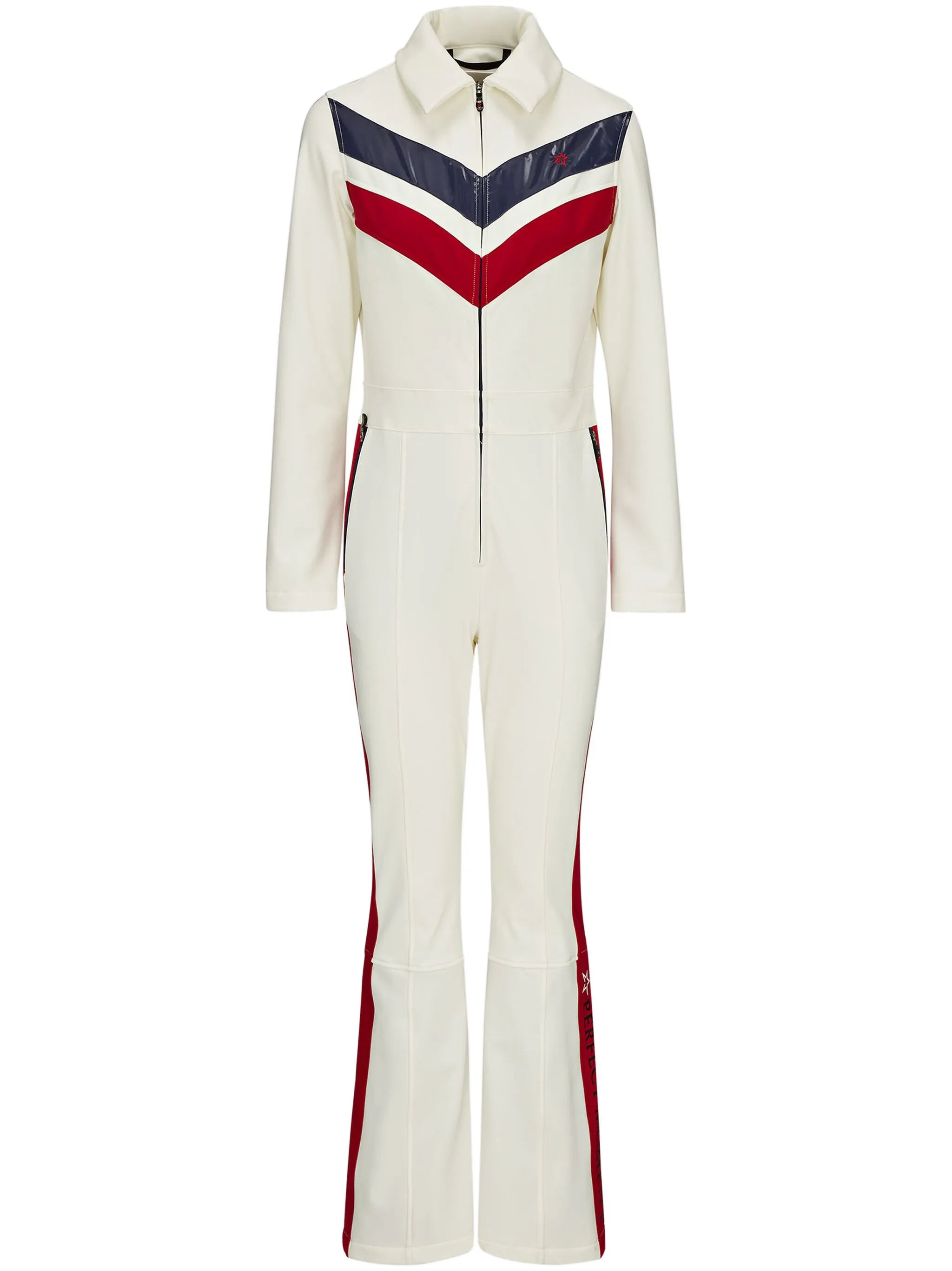 Montana striped ski suit