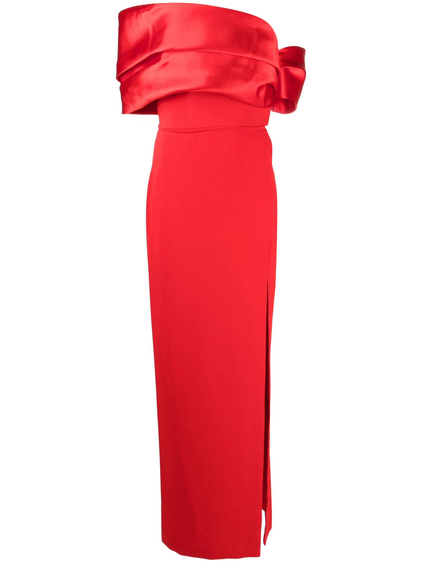 Alexis off-shoulder gown