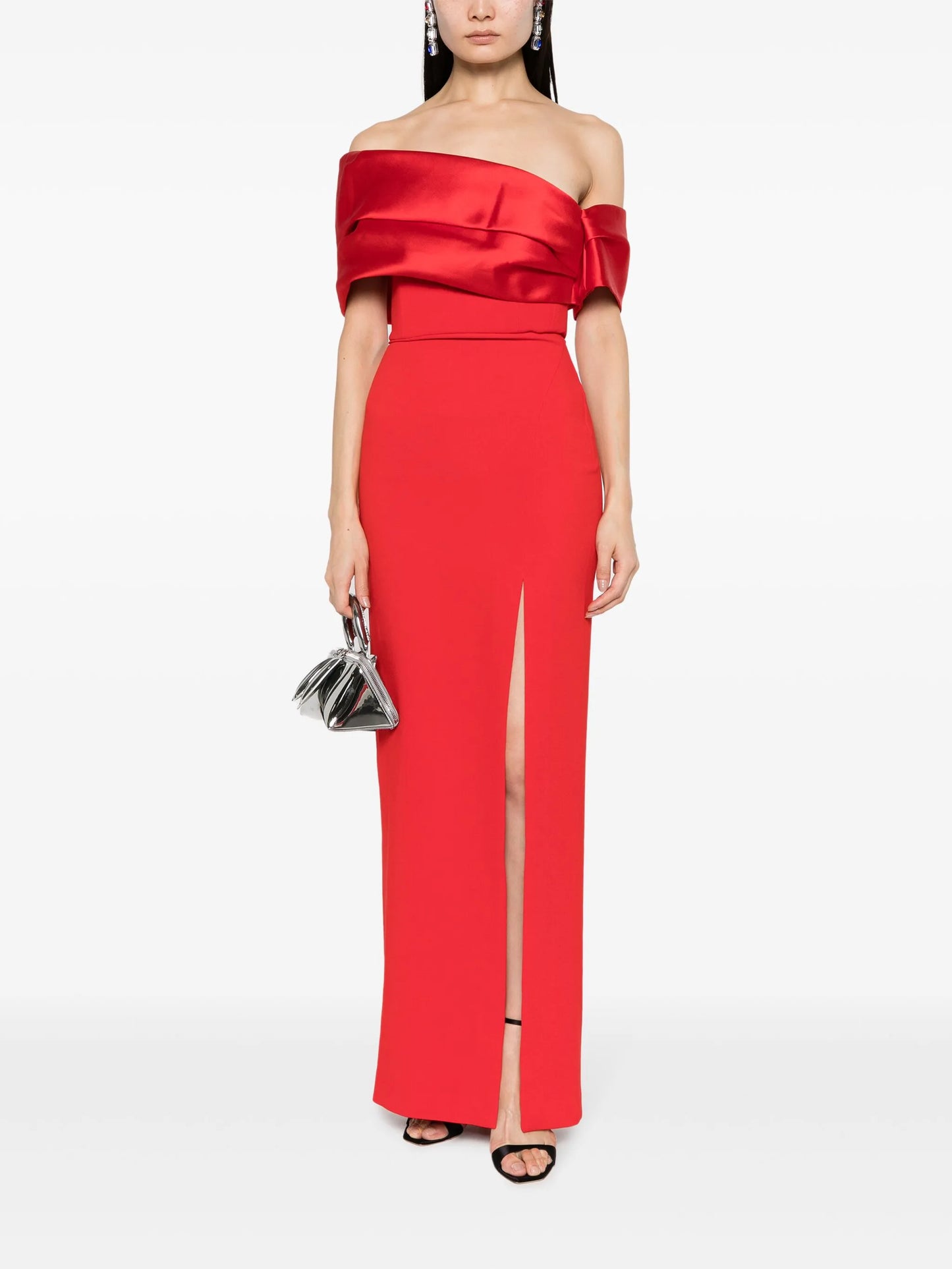 Alexis off-shoulder gown