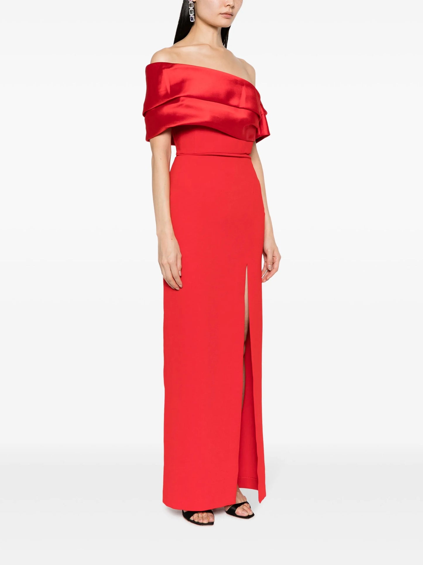 Alexis off-shoulder gown