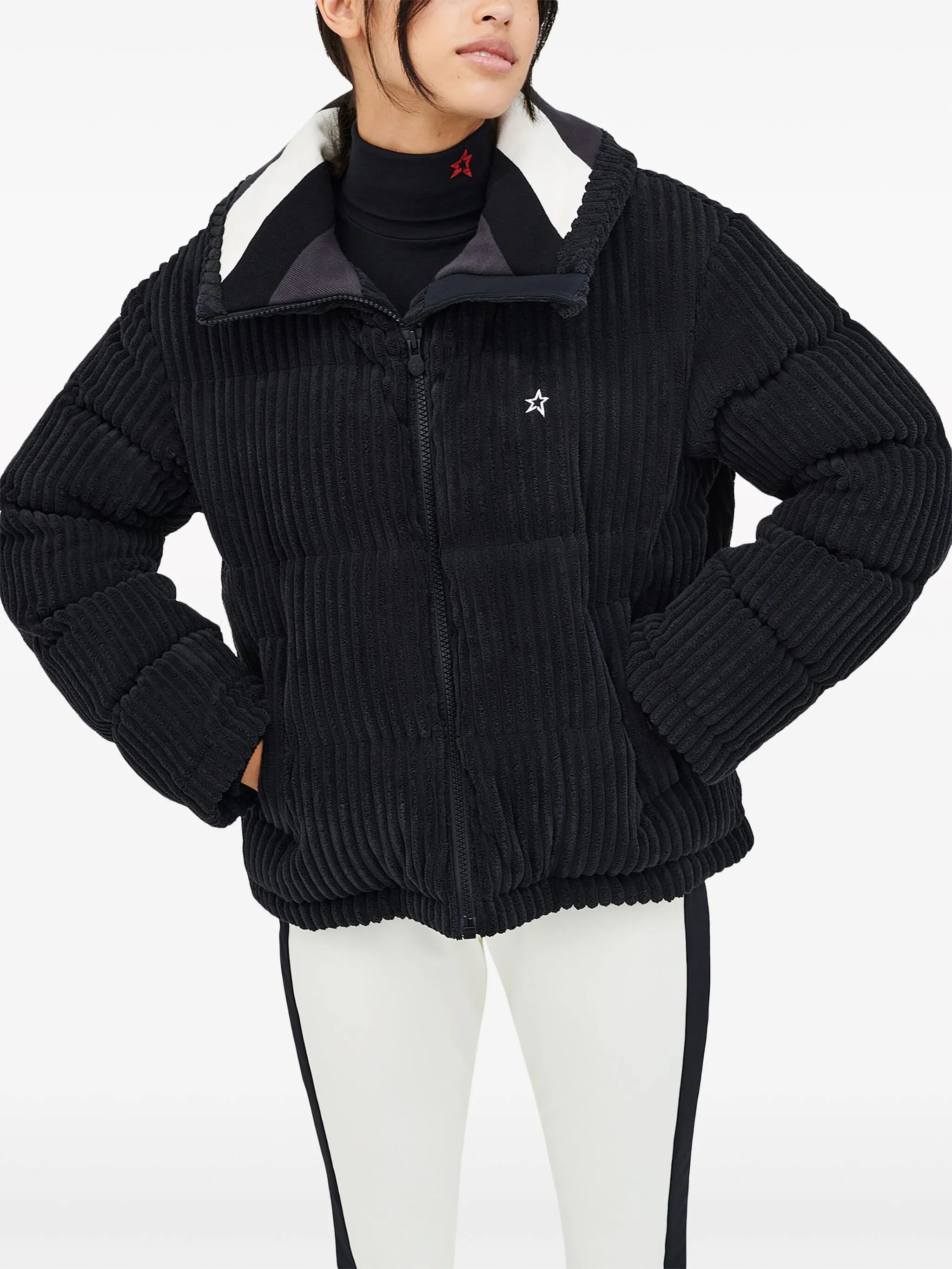 Jumbo corduroy ski jacket